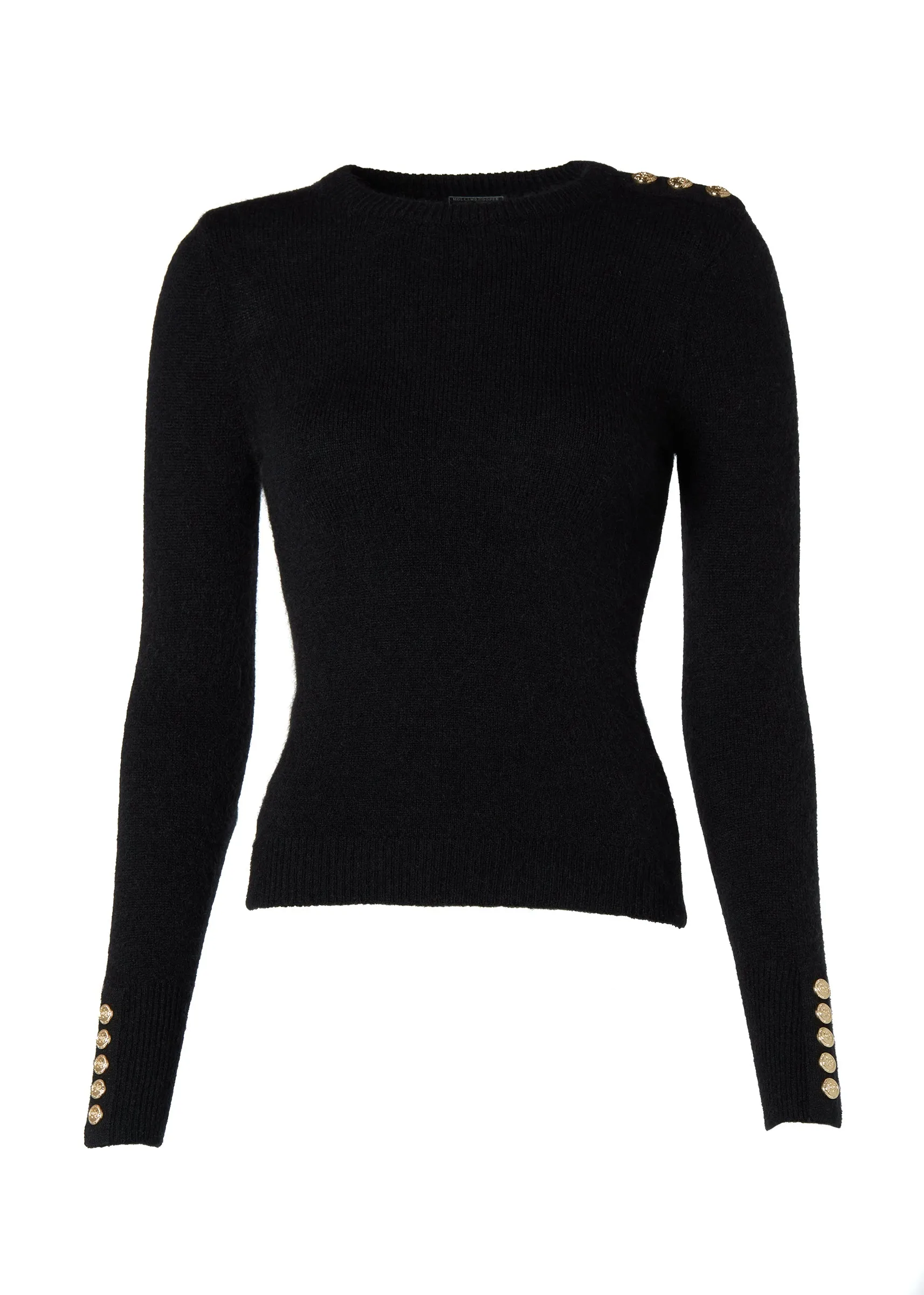 Amy Crew Neck Knit (Black) sold by Holland Cooper product image thumbnail 4