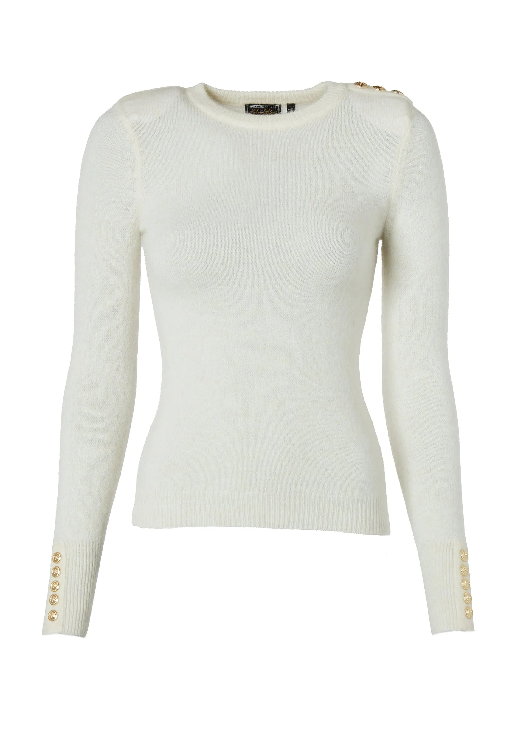 Amy Crew Neck Knit (Natural) sold by Holland Cooper product image thumbnail 4