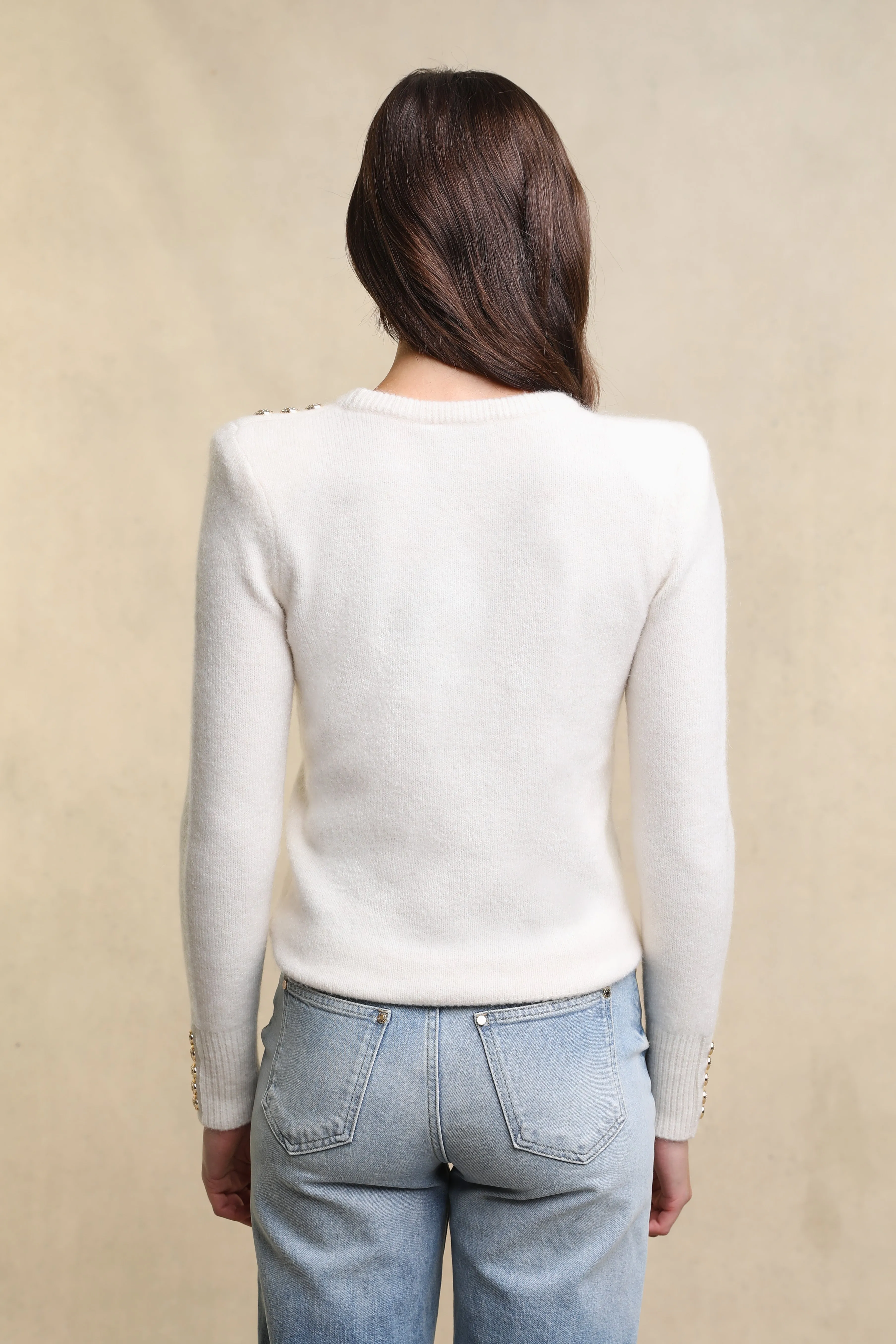 Amy Crew Neck Knit (Natural) sold by Holland Cooper product image thumbnail 5