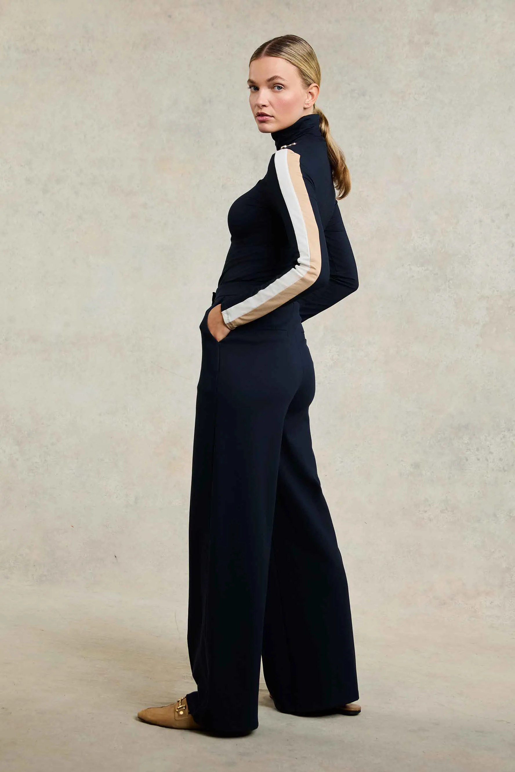 Wide Leg Pant (Navy Navy) sold by Holland Cooper product image thumbnail 2