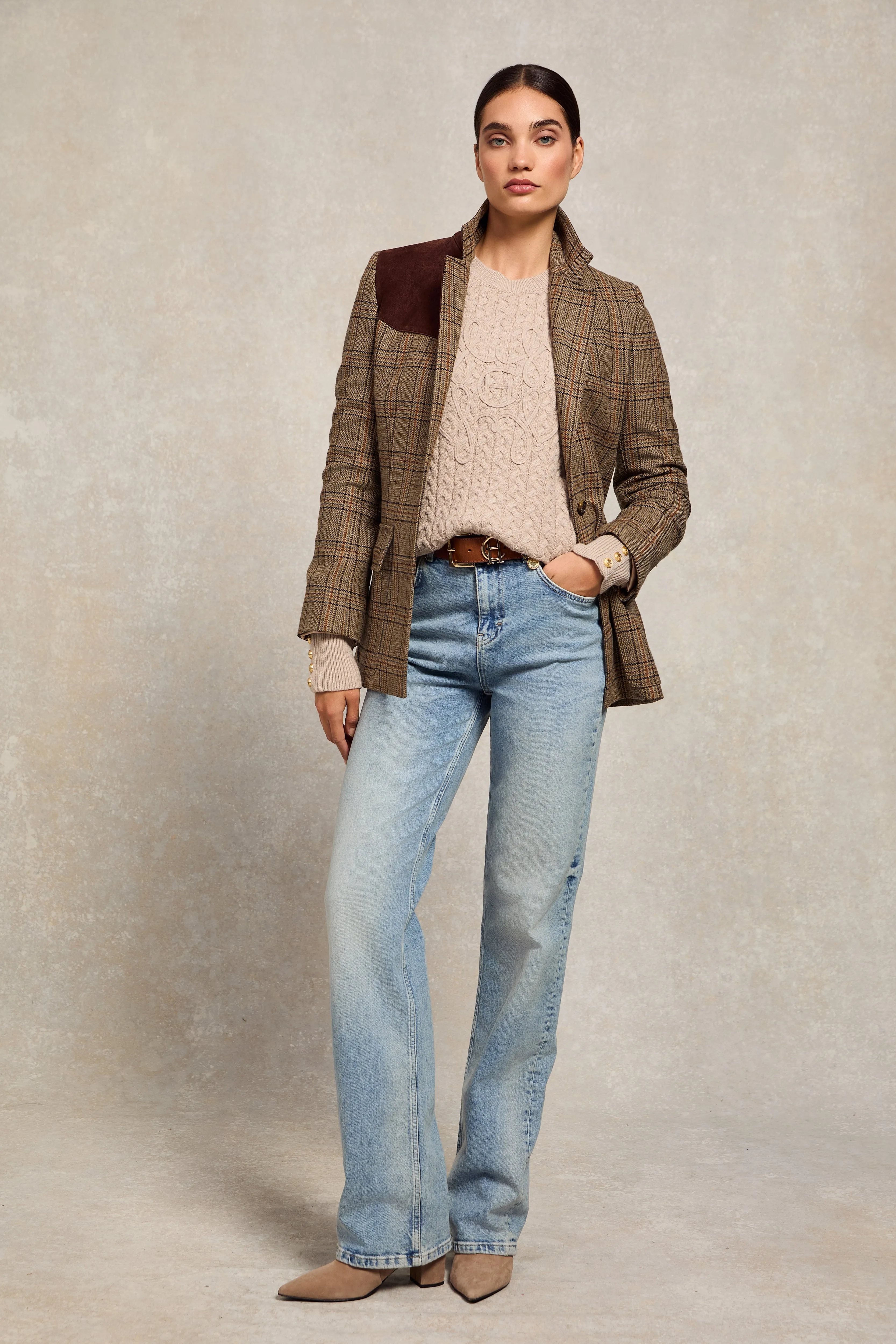 Harriet Crew Neck Knit (Taupe) sold by Holland Cooper product image thumbnail 3