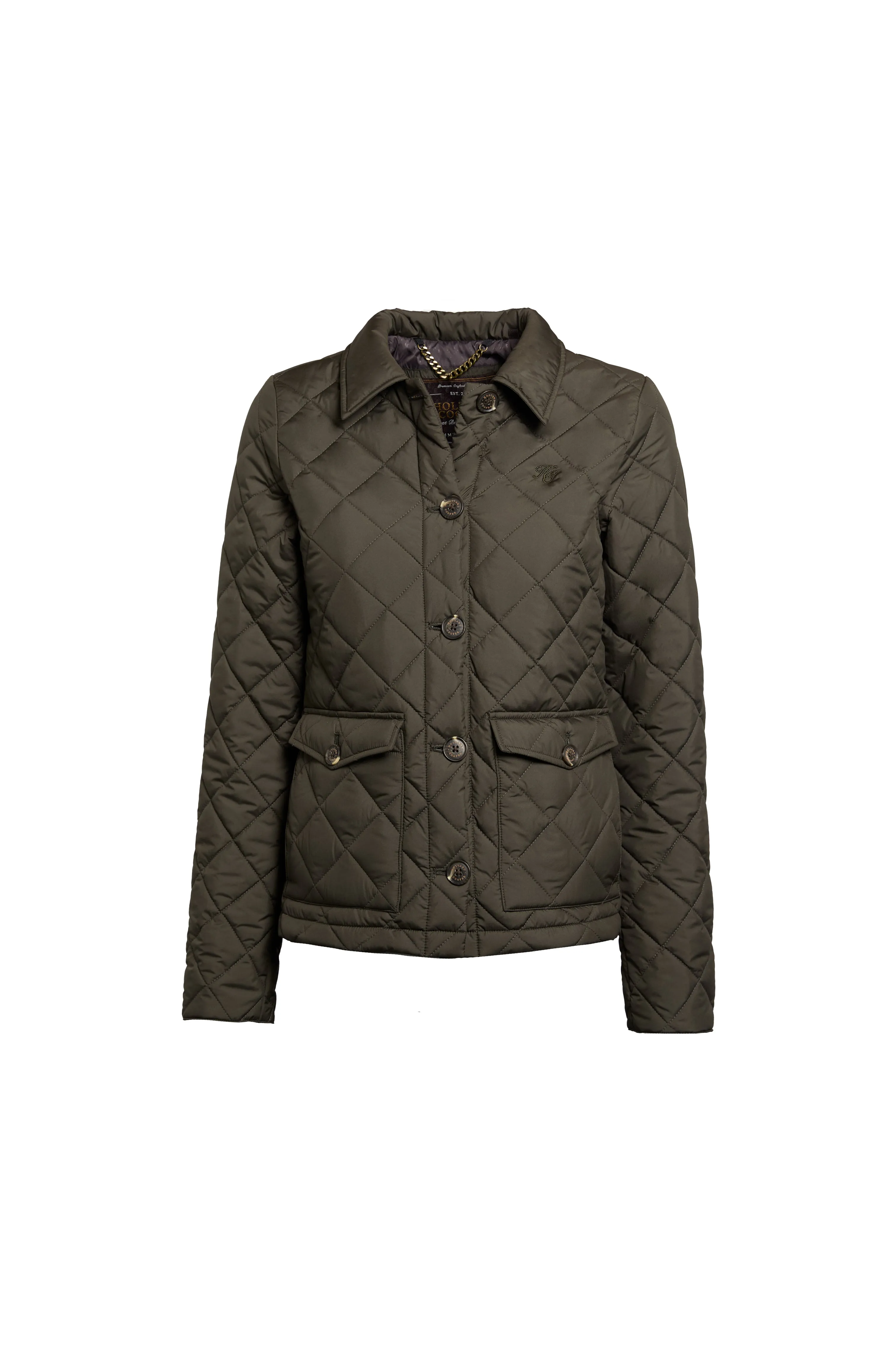Quilted Coach Jacket (Heritage Khaki) sold by Holland Cooper product image thumbnail 4