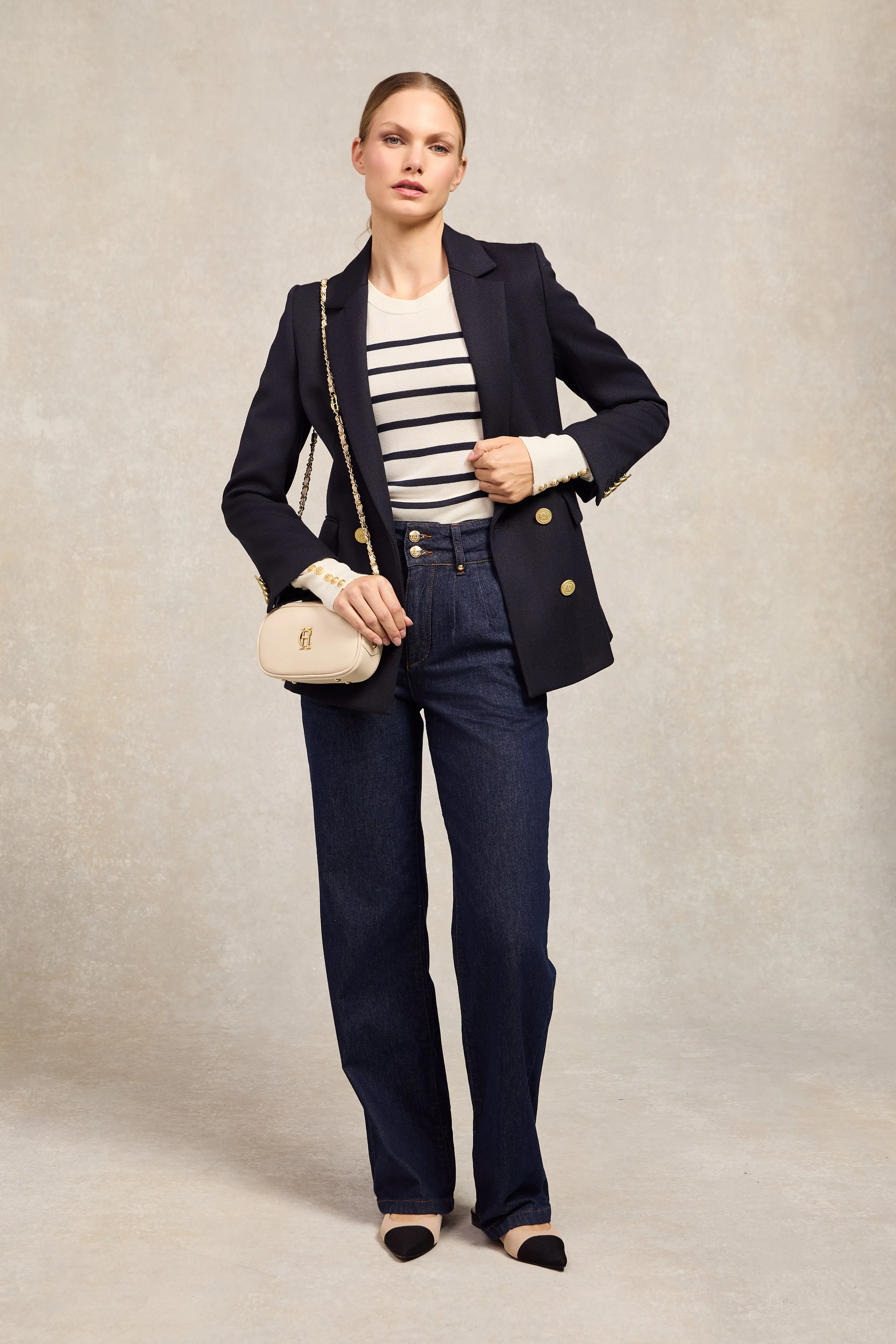 Kelsie Crew Neck Knit (Natural Stripe) sold by Holland Cooper product image thumbnail 5