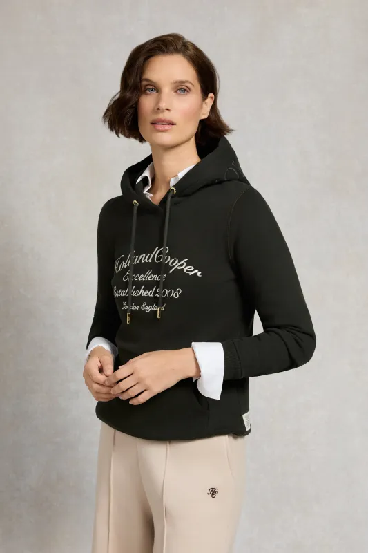 Ivy League Hoodie (Racing Green) made by Holland Cooper