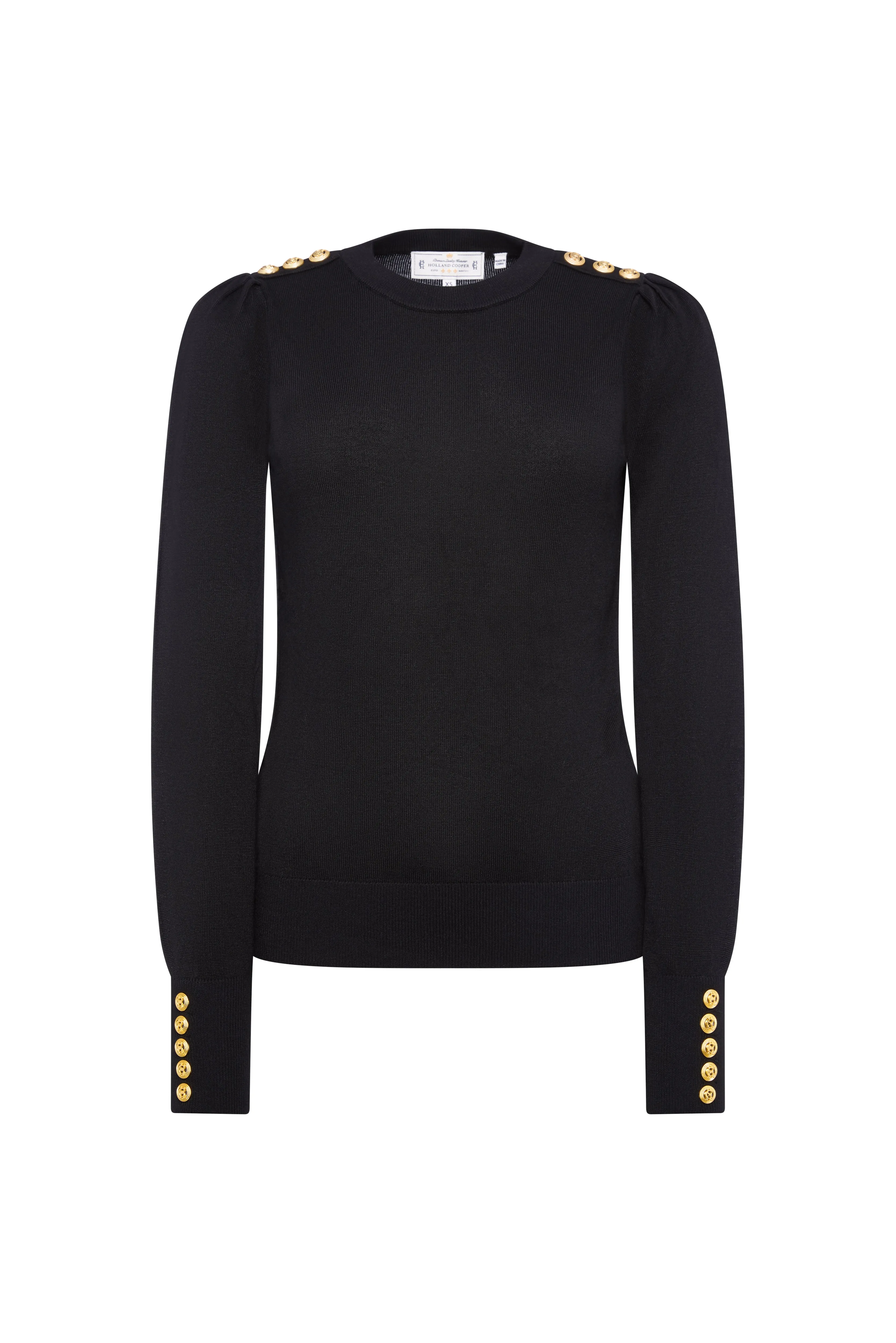 Kelsie Crew Neck Knit (Black) sold by Holland Cooper product image thumbnail 4