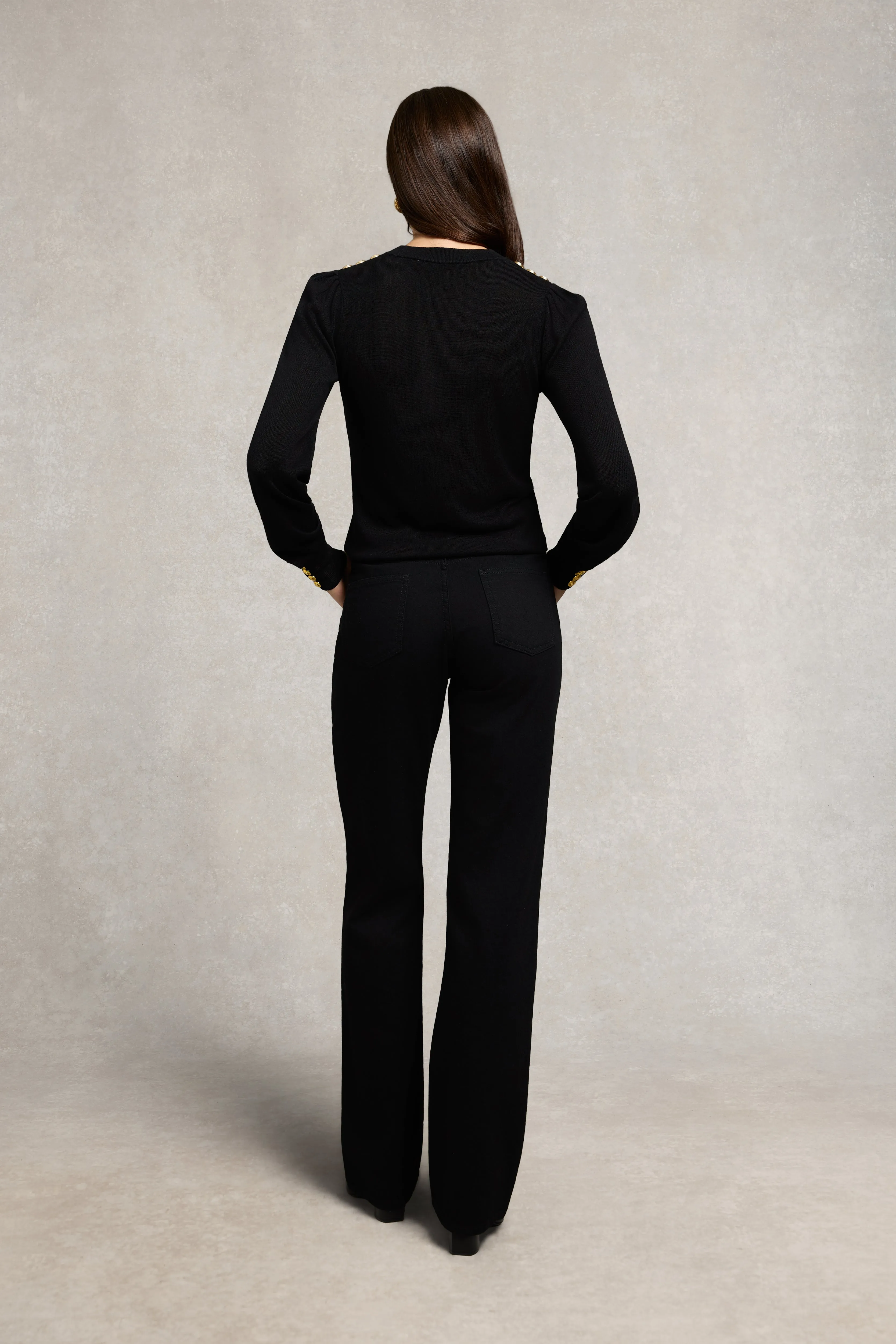 Kelsie Crew Neck Knit (Black) sold by Holland Cooper product image thumbnail 5