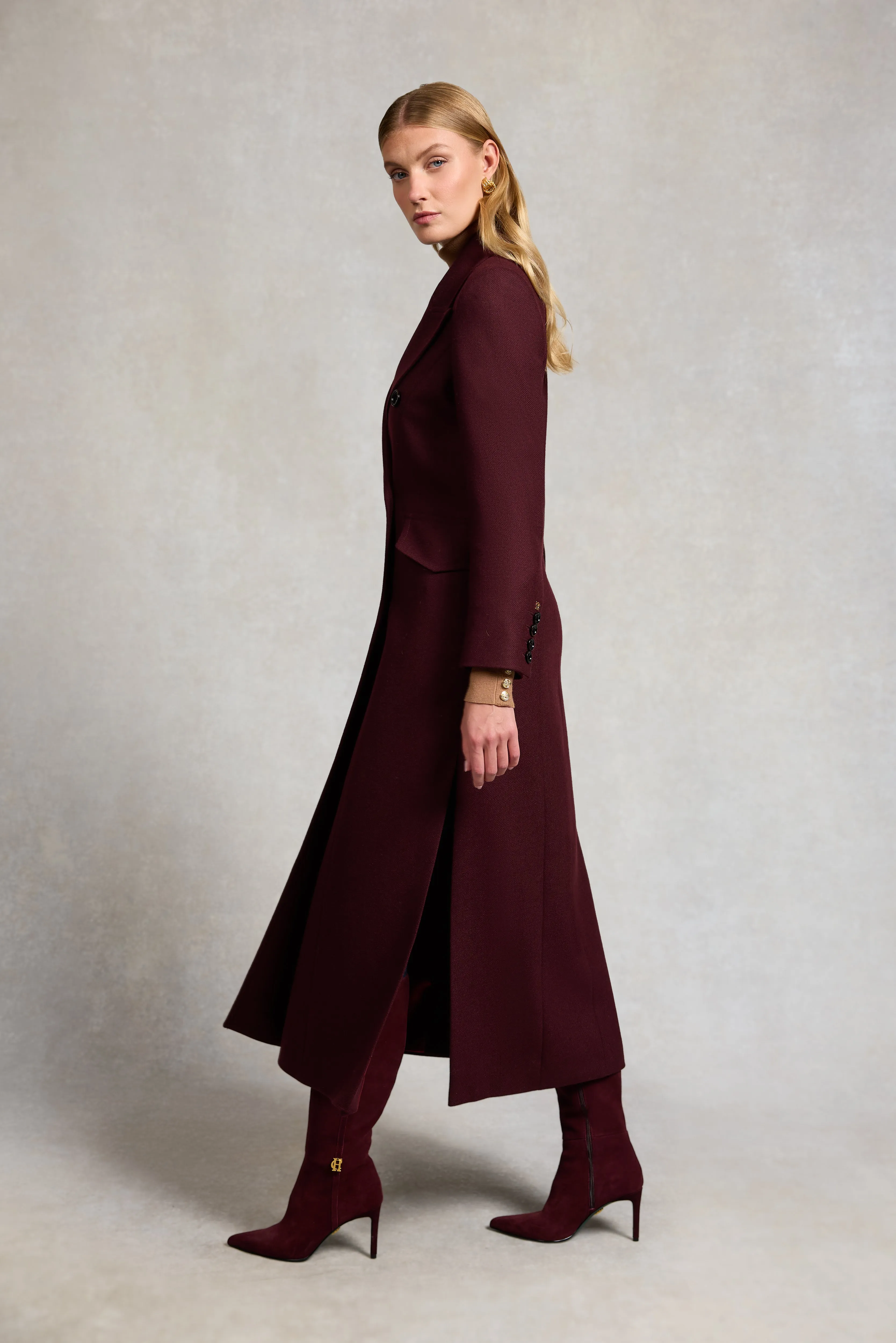 The Trinity Coat (Merlot) sold by Holland Cooper product image thumbnail 4