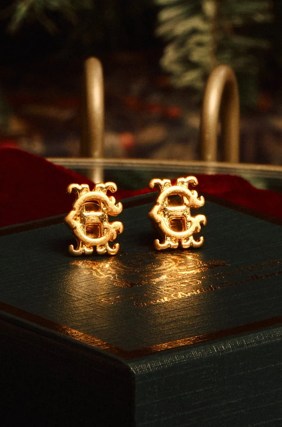 HC Cufflinks (Vintage Gold) sold by Holland Cooper