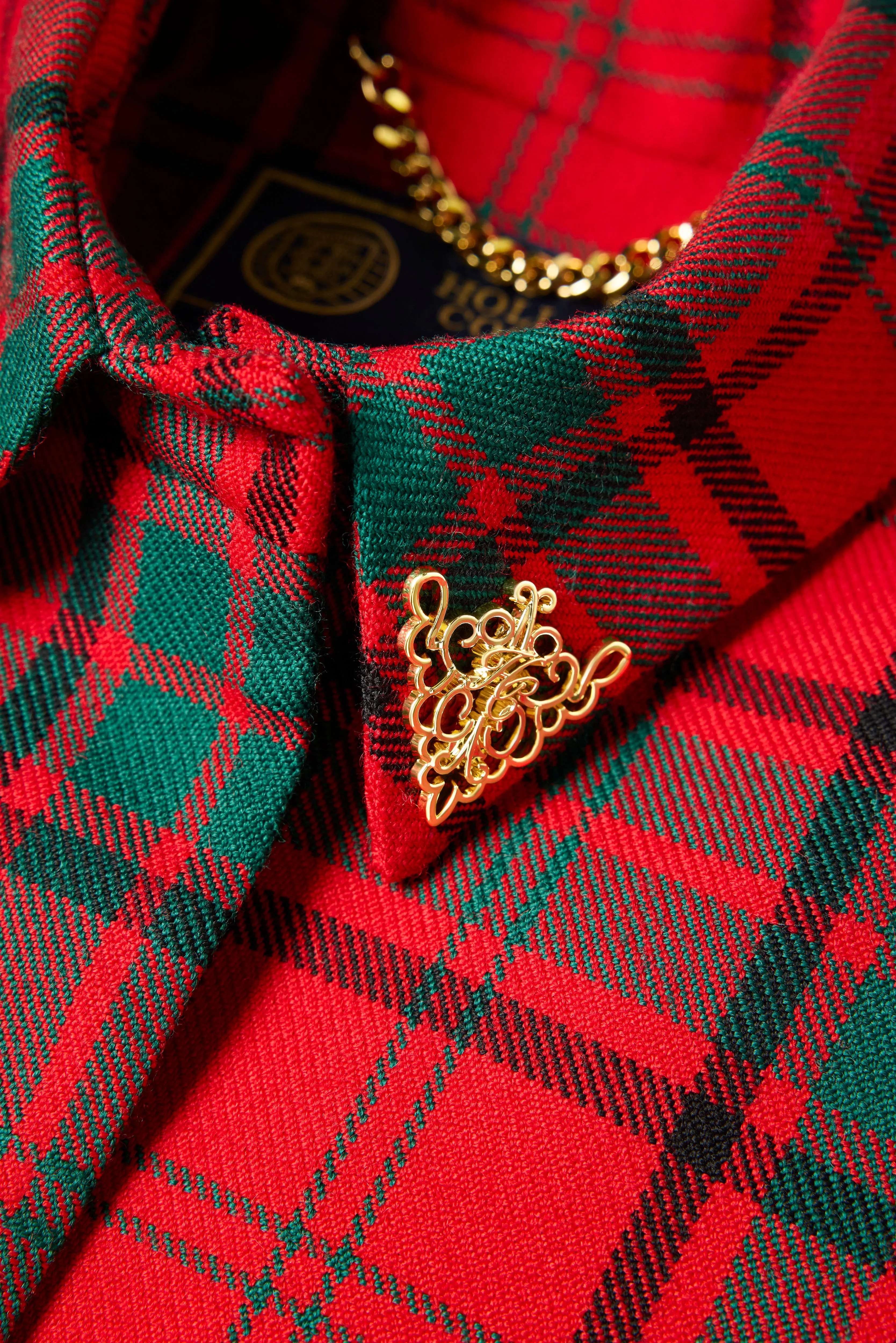 Full Length Knightsbridge Cape (Red Tartan) sold by Holland Cooper product image thumbnail 5