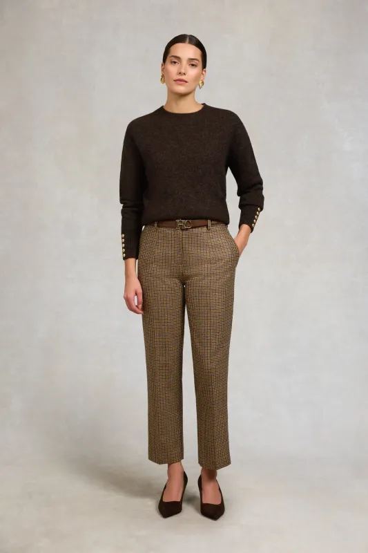 Belgravia Slim Trouser (Abbot Check Tweed) made by Holland Cooper