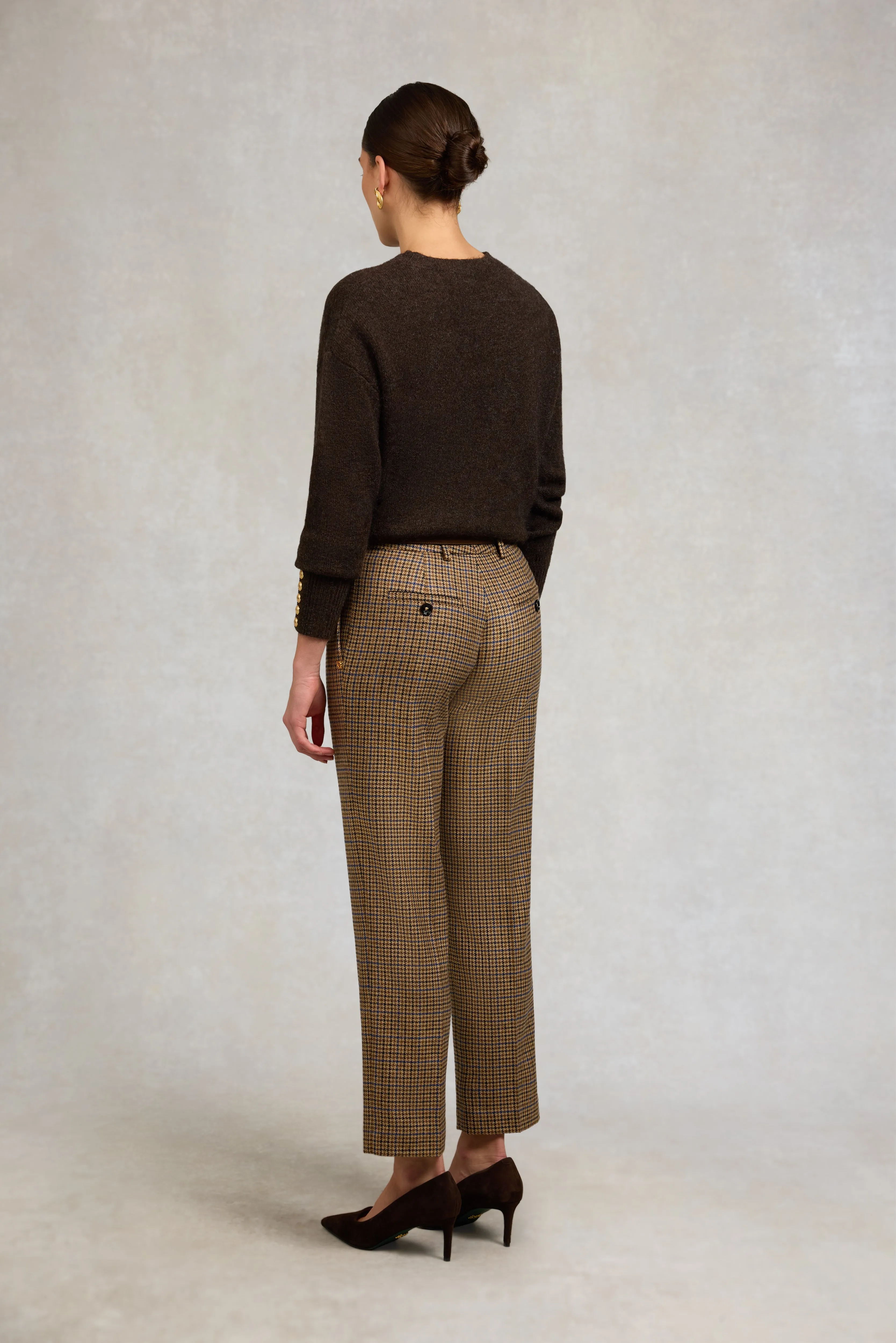 Belgravia Slim Trouser (Abbot Check Tweed) sold by Holland Cooper product image thumbnail 4