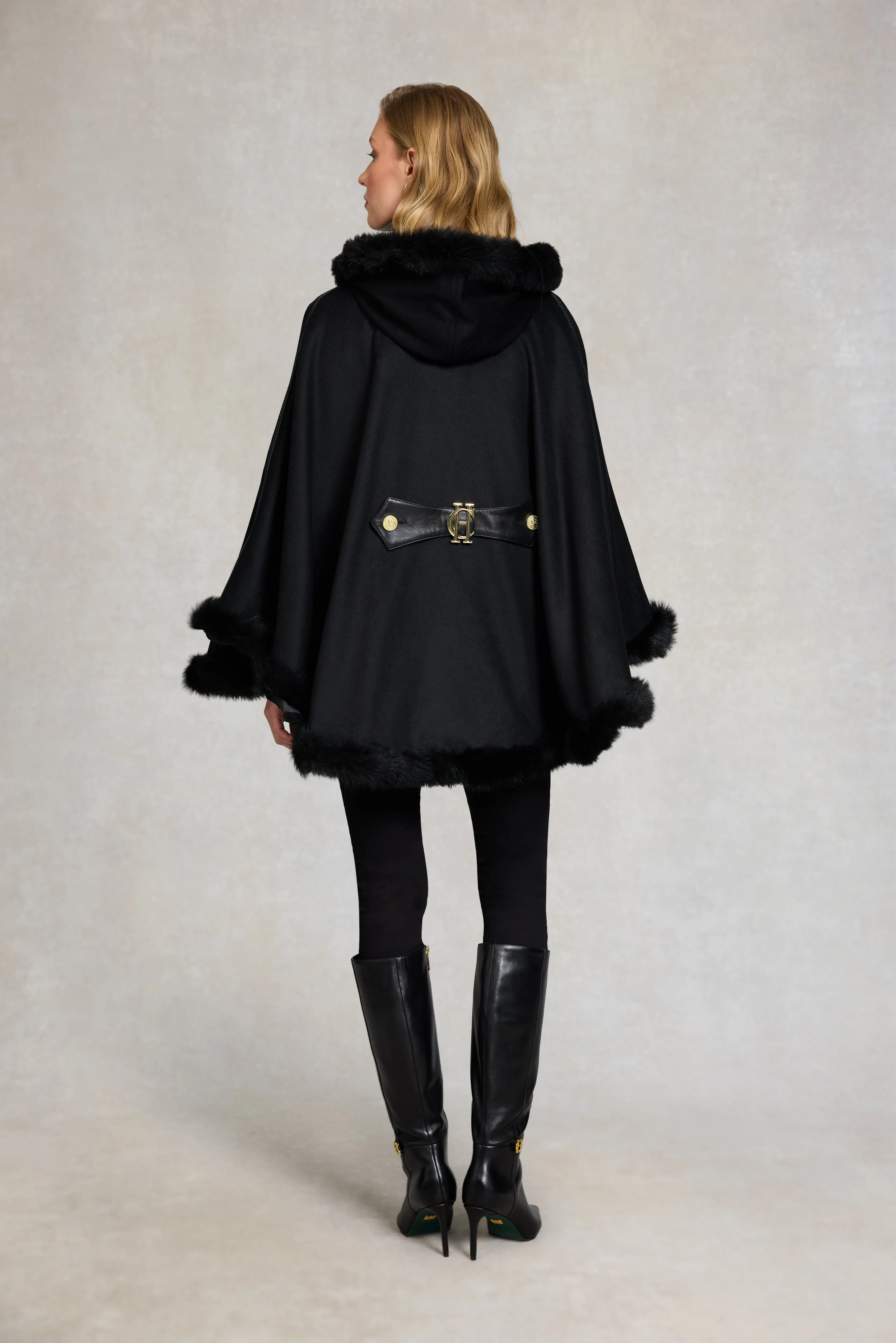 Kensington Gold Label Cape (Soft Black) sold by Holland Cooper product image thumbnail 5
