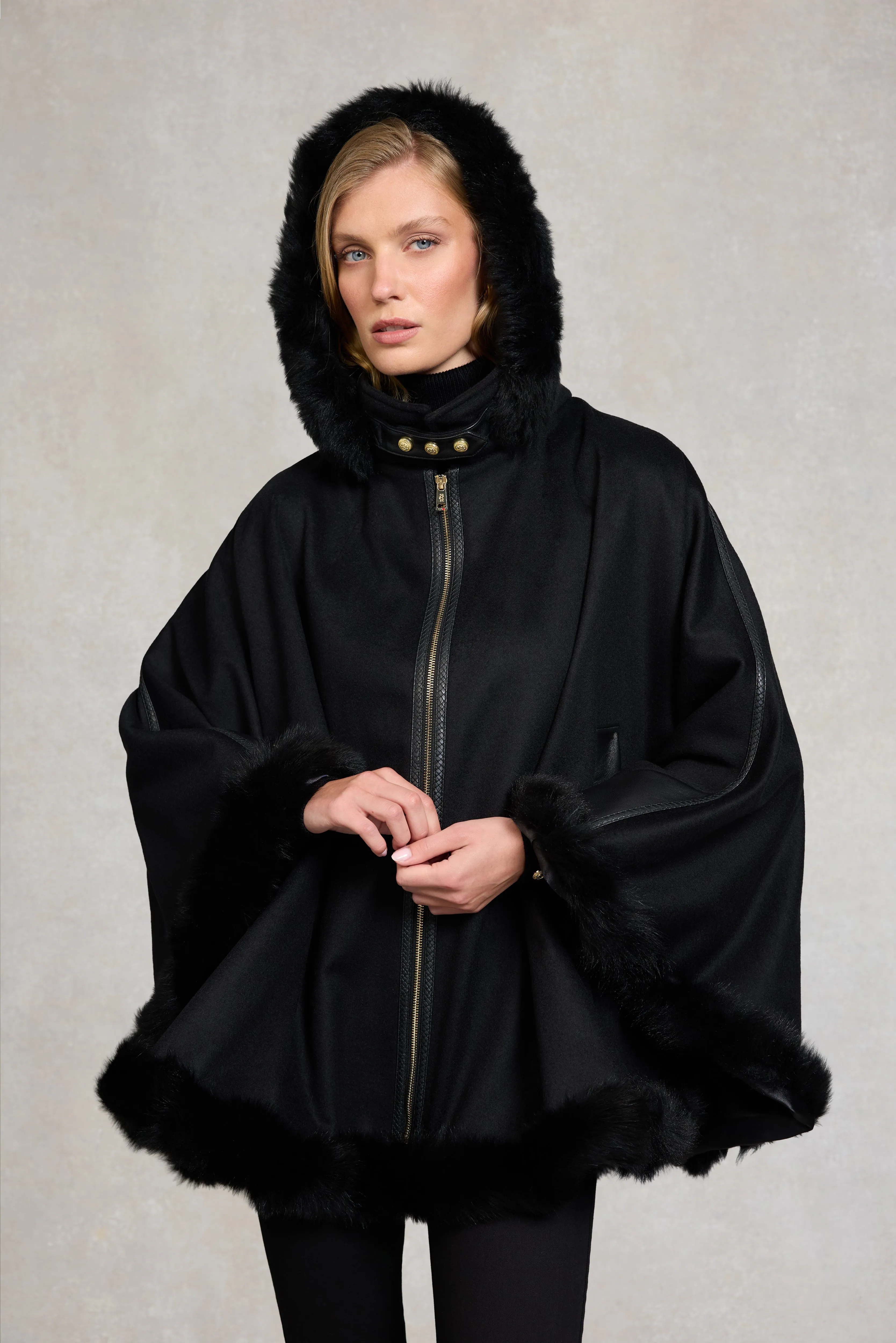 Kensington Gold Label Cape (Soft Black) sold by Holland Cooper product image thumbnail 2