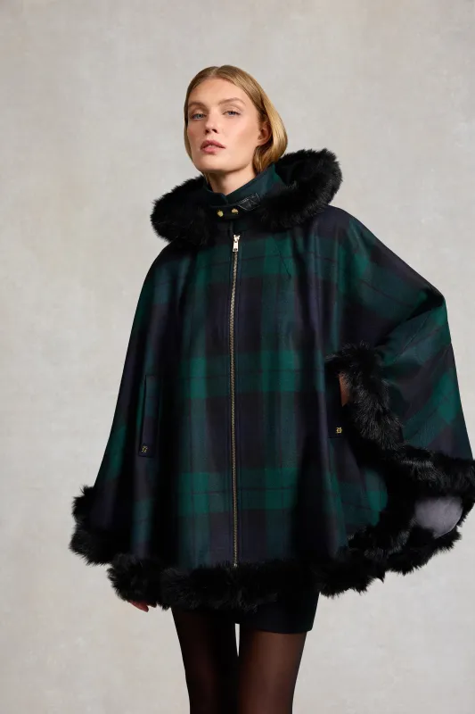 Kensington Gold Label Cape (Blackwatch) made by Holland Cooper