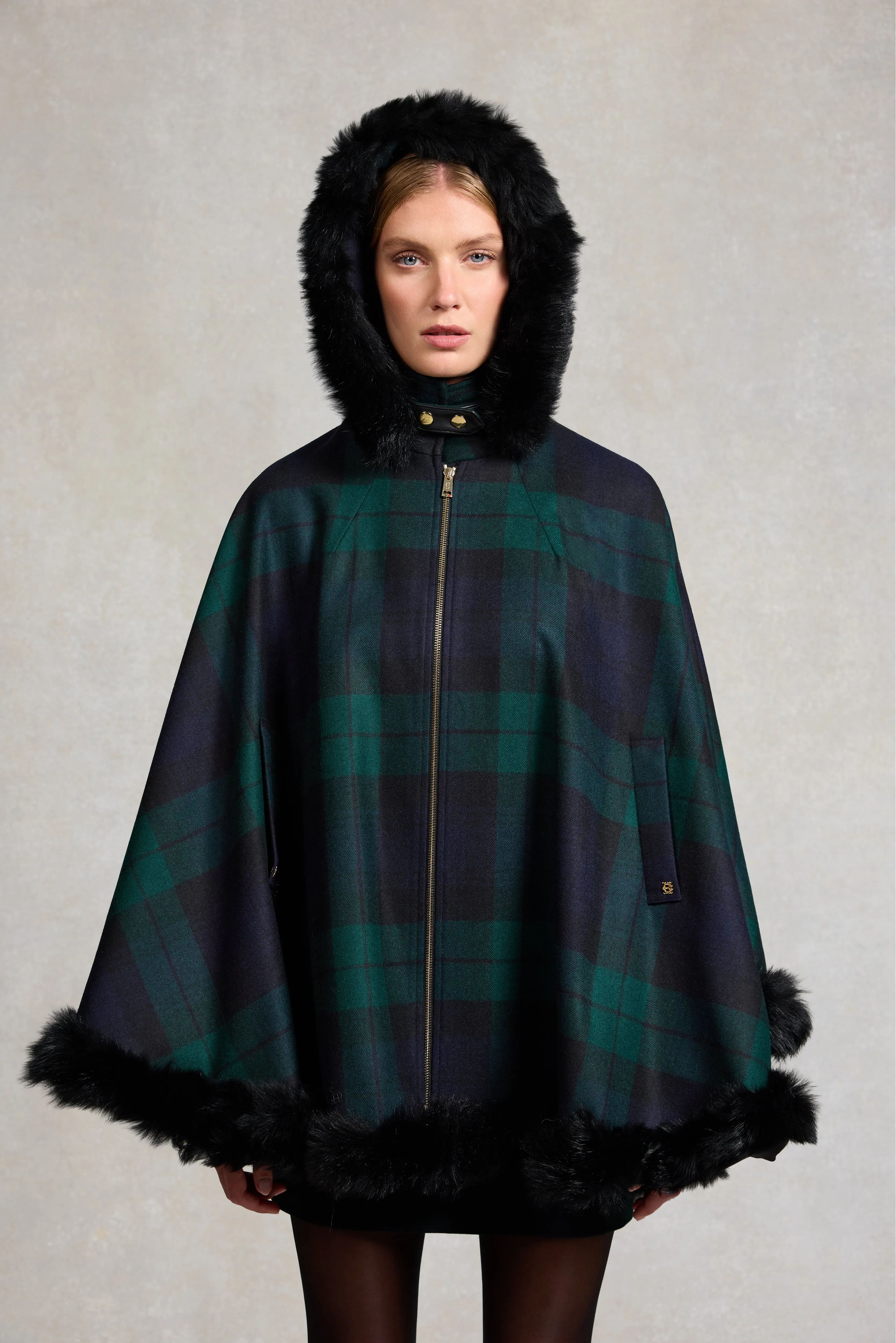 Kensington Gold Label Cape (Blackwatch) sold by Holland Cooper product image thumbnail 4