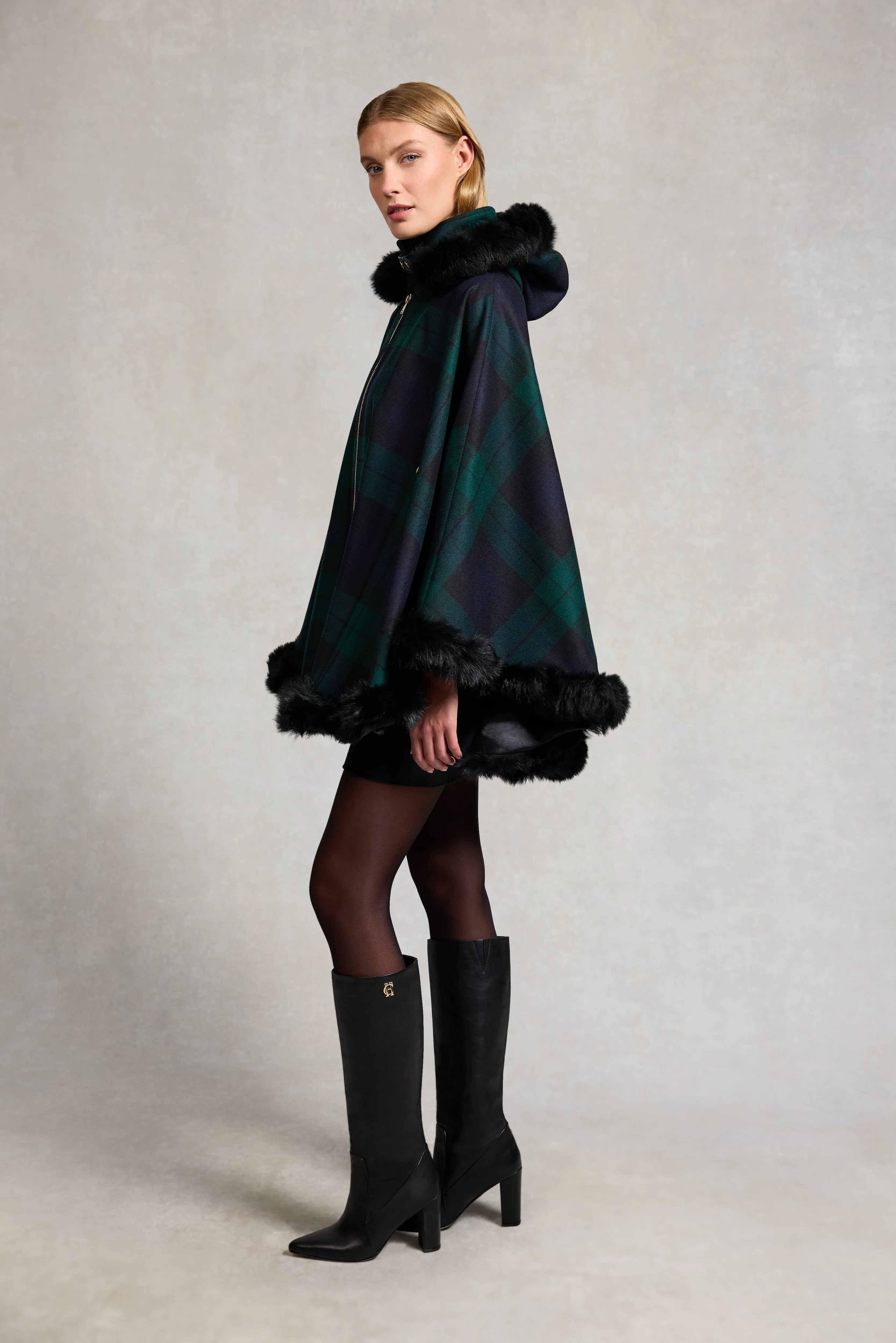 Kensington Gold Label Cape (Blackwatch) sold by Holland Cooper product image thumbnail 2