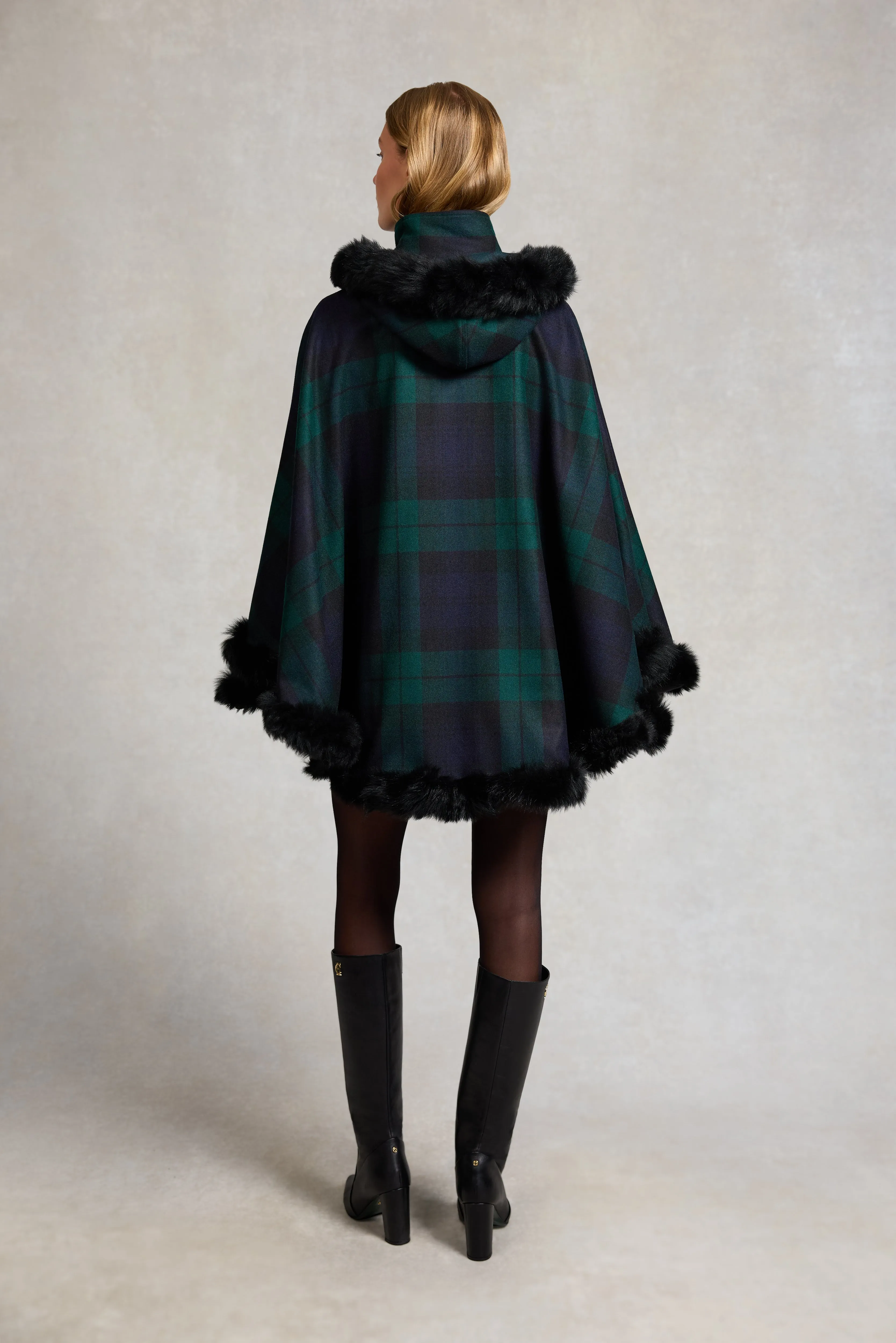 Kensington Gold Label Cape (Blackwatch) sold by Holland Cooper product image thumbnail 3