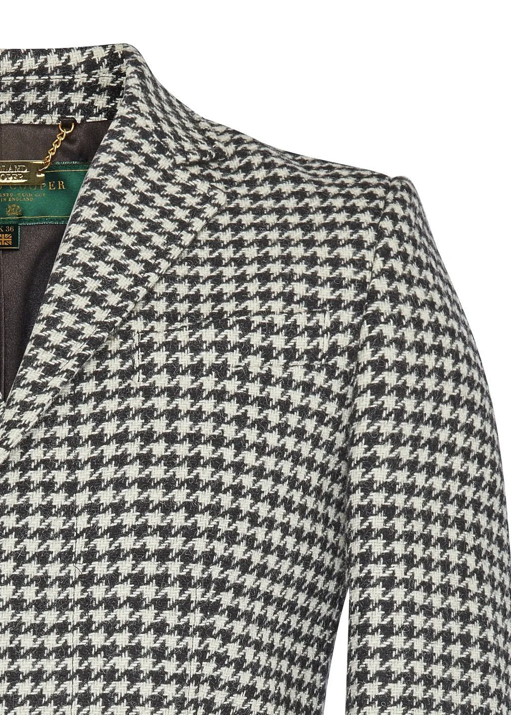 Finsbury Over Coat (Houndstooth) sold by Holland Cooper product image thumbnail 4