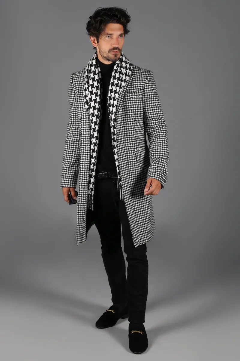 Finsbury Over Coat (Houndstooth) sold by Holland Cooper product image thumbnail 3