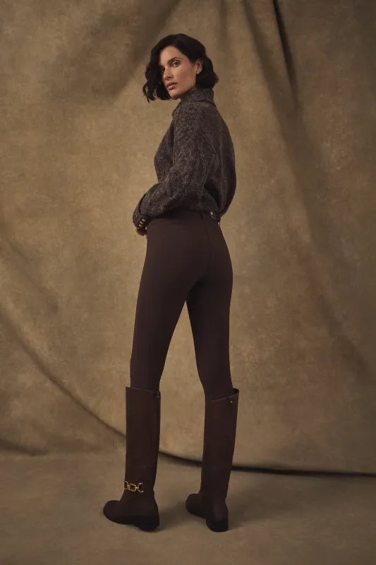 Contour Trouser (Walnut) made by Holland Cooper