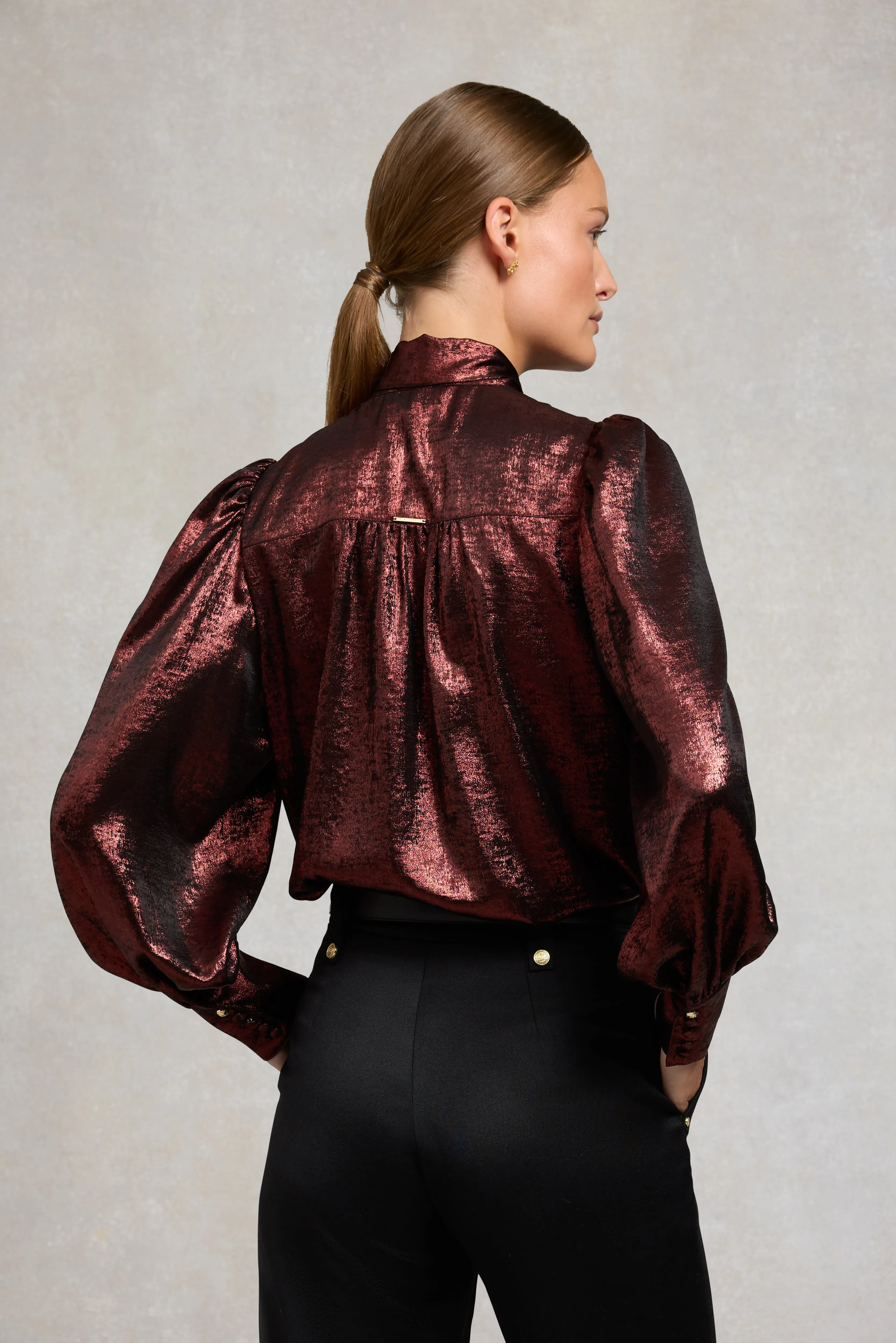 Ariella Sparkle Blouse (Red Sparkle) sold by Holland Cooper product image thumbnail 4