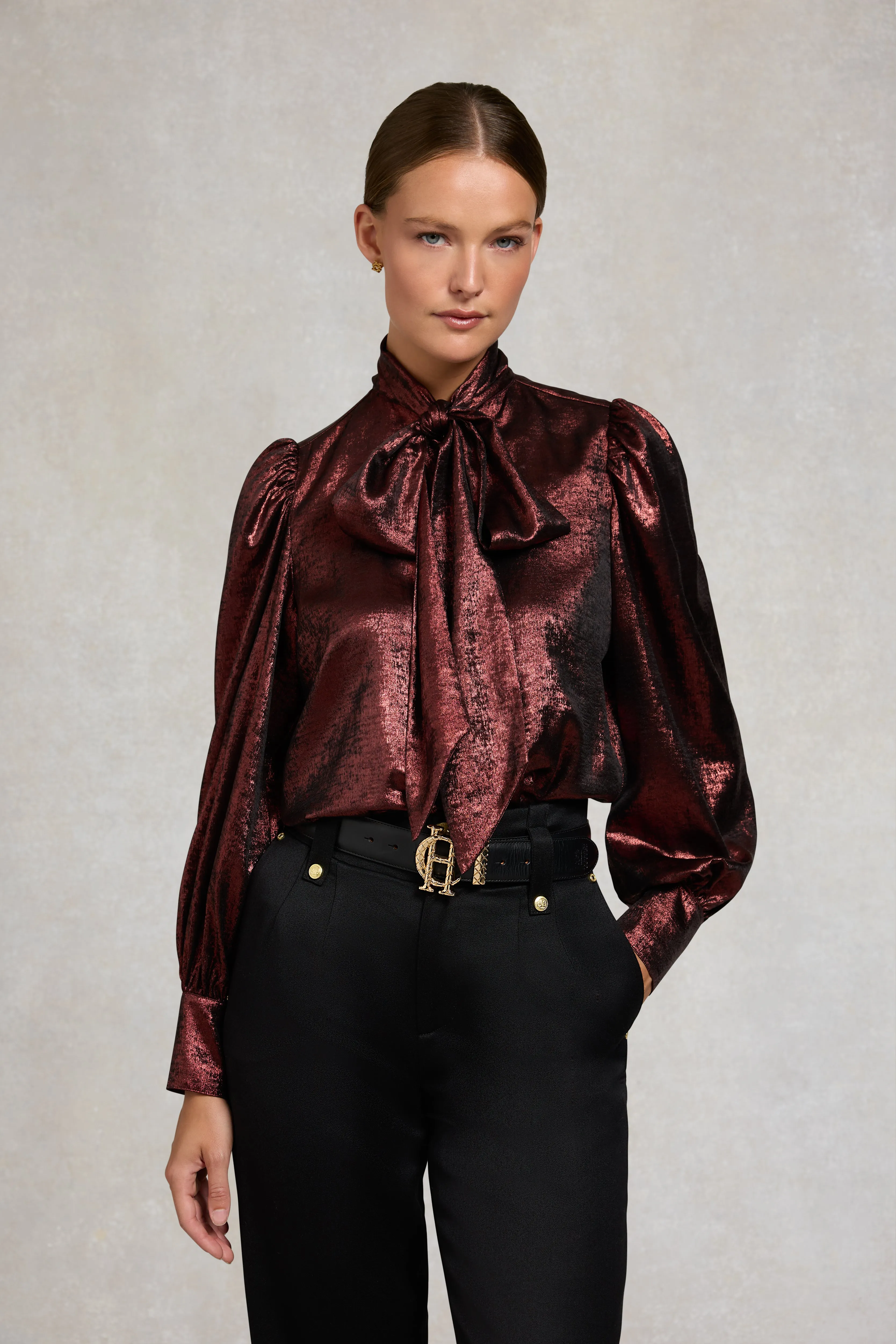 Ariella Sparkle Blouse (Red Sparkle) sold by Holland Cooper product image thumbnail 2