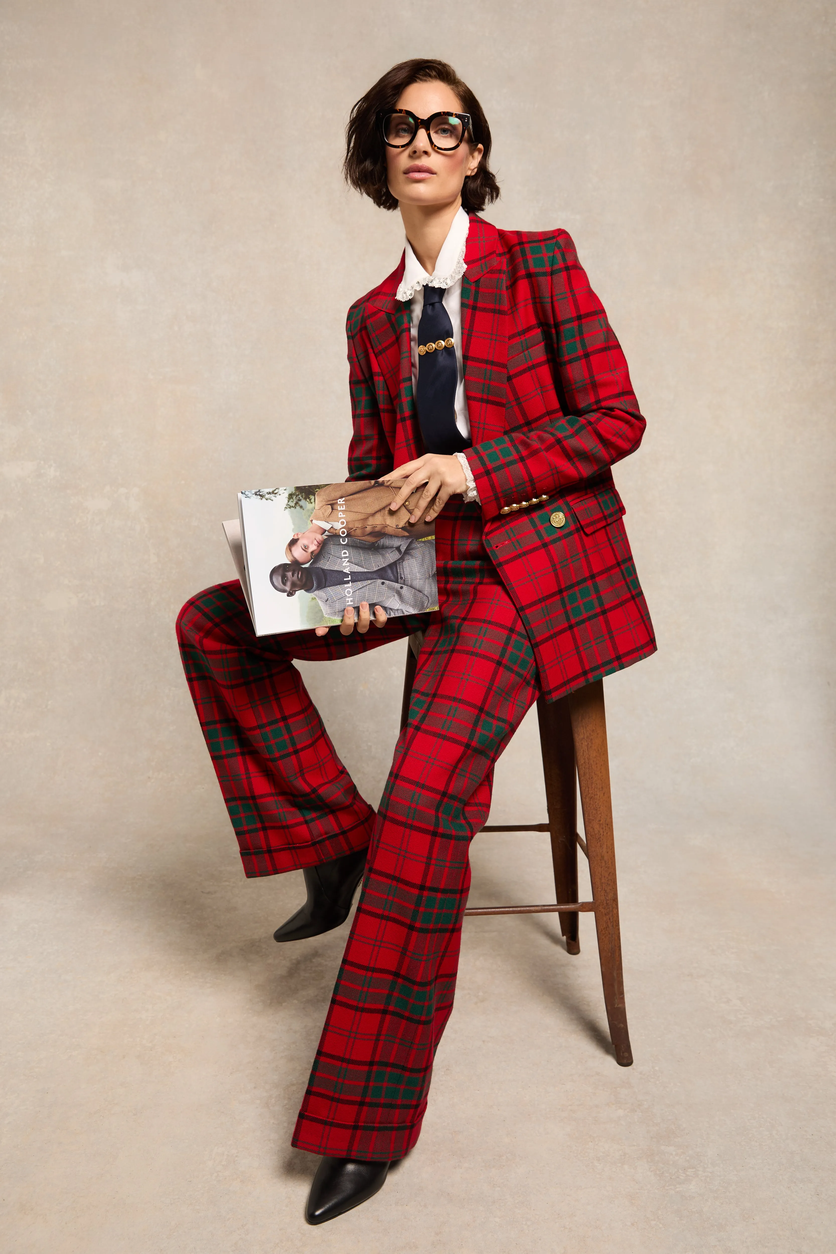 Belgravia Blazer (Red Tartan) sold by Holland Cooper product image thumbnail 3