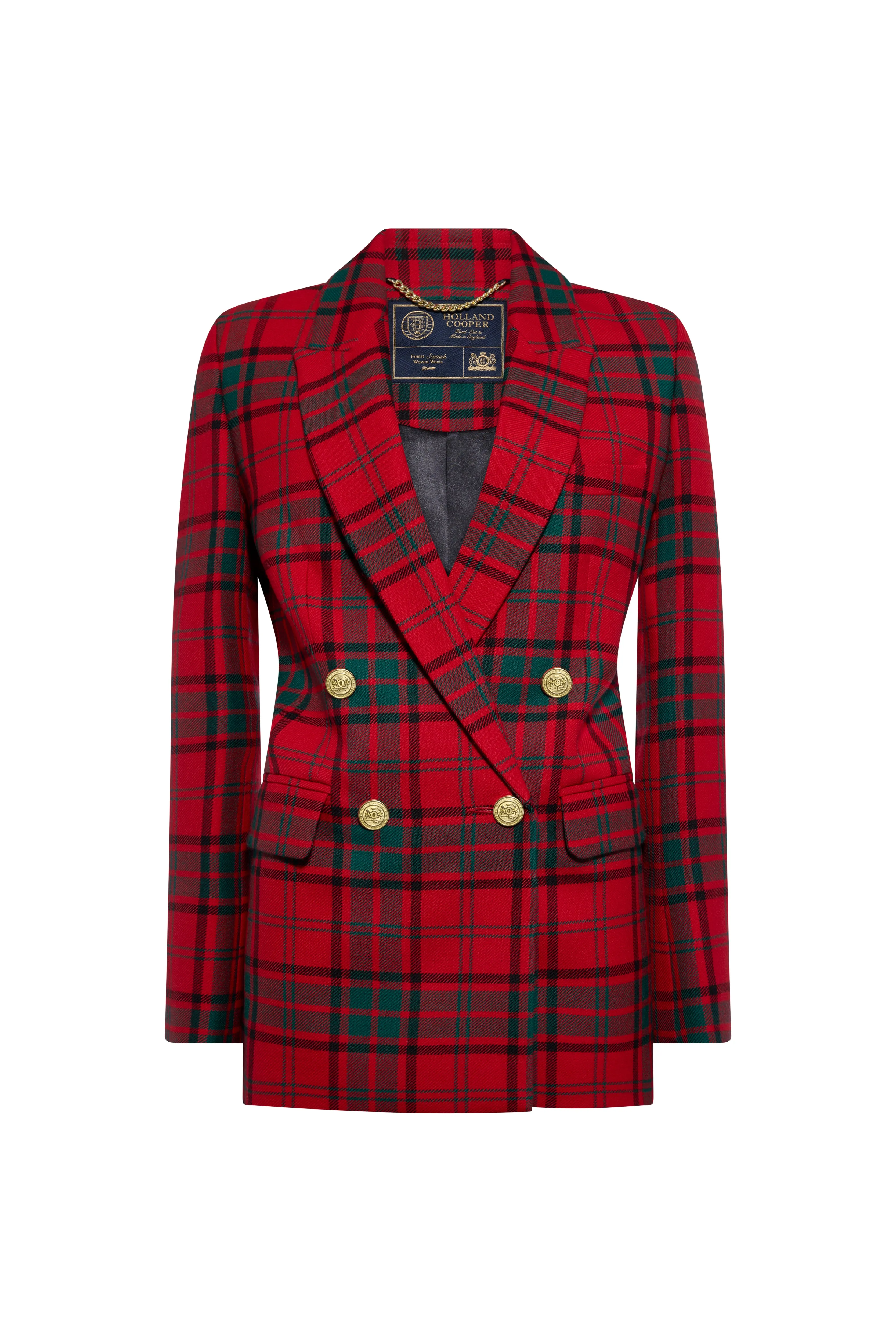 Belgravia Blazer (Red Tartan) sold by Holland Cooper product image thumbnail 4