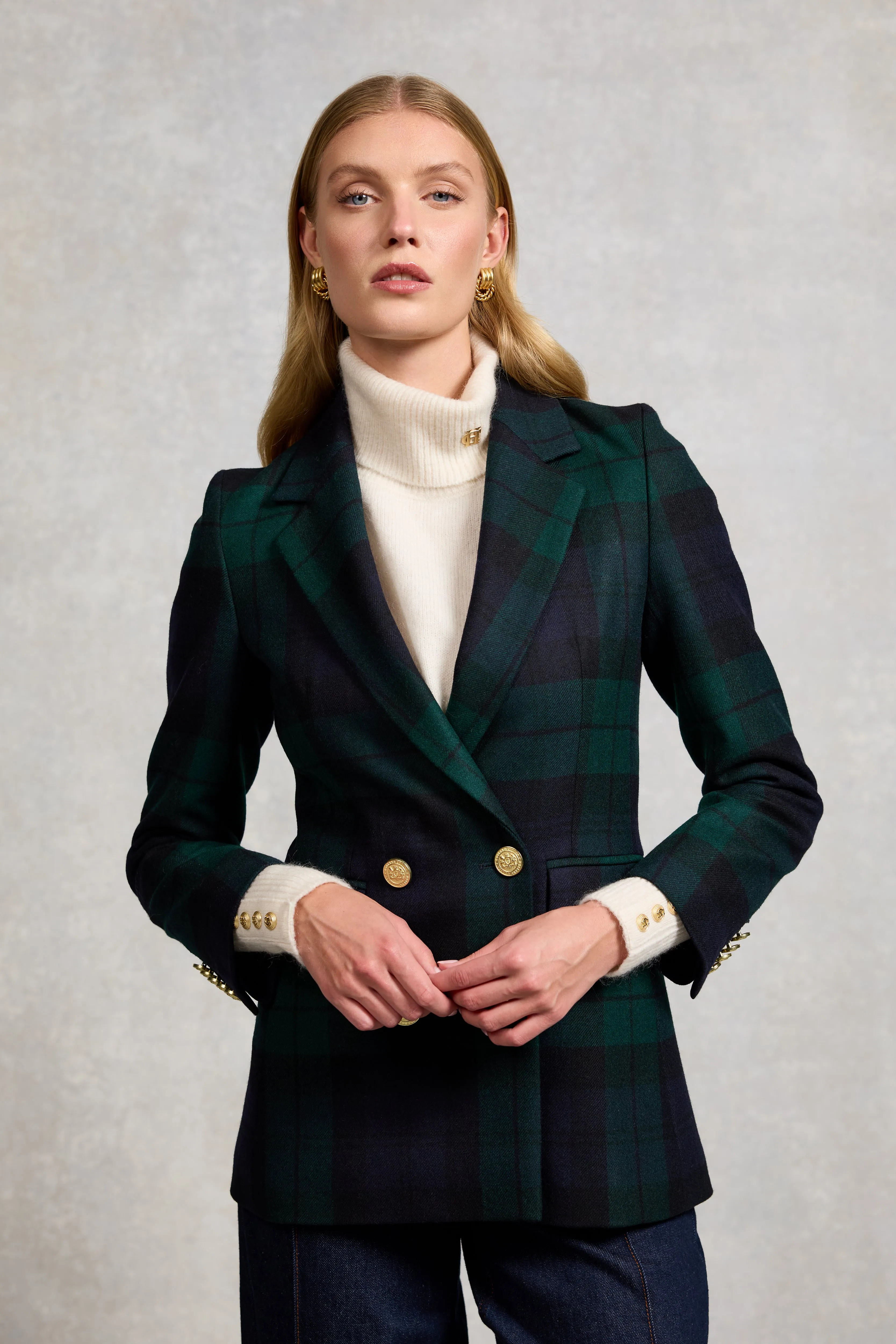 Double Breasted Blazer (Blackwatch) sold by Holland Cooper product image thumbnail 3