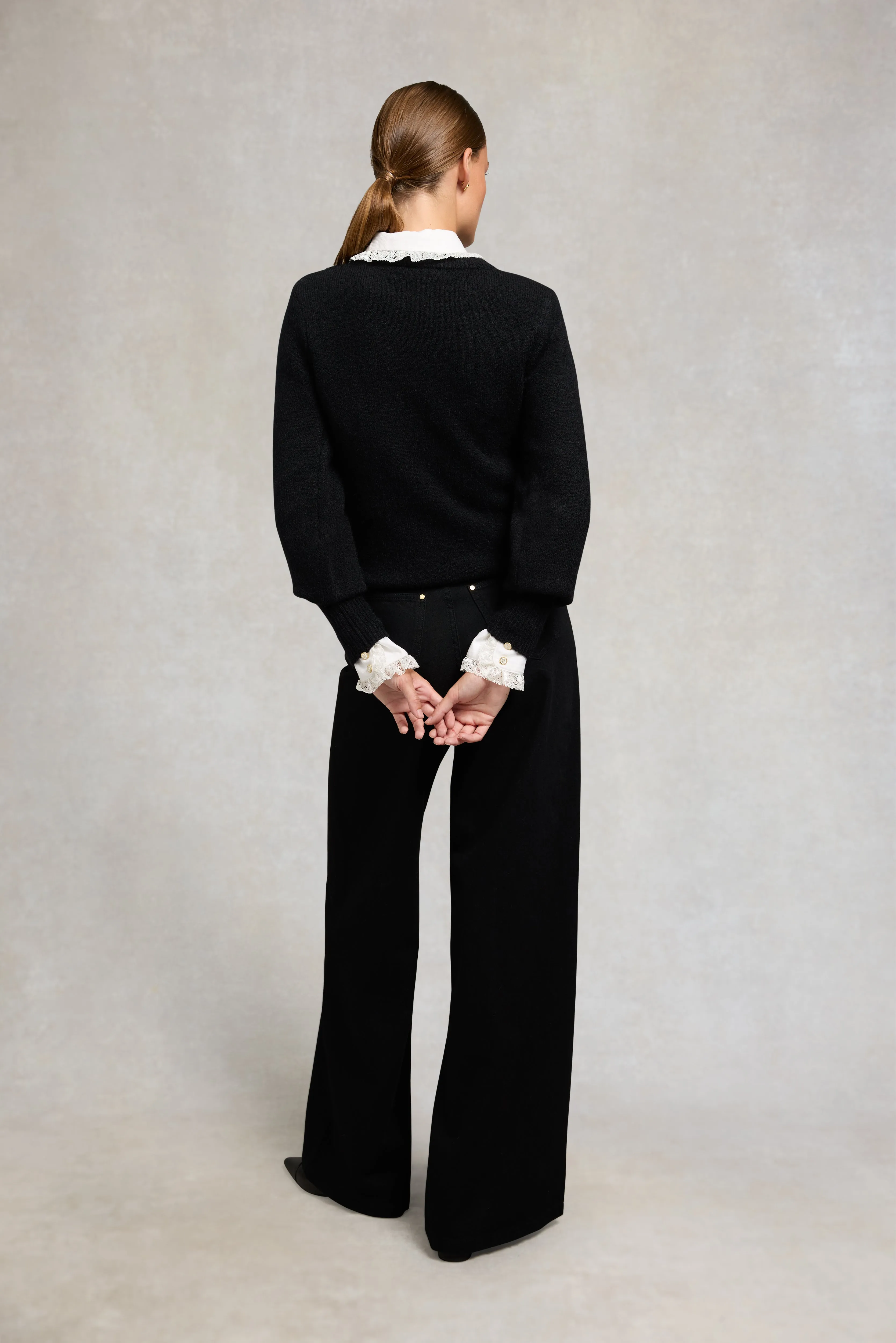 Isla Crew Neck Knit (Black) sold by Holland Cooper product image thumbnail 5