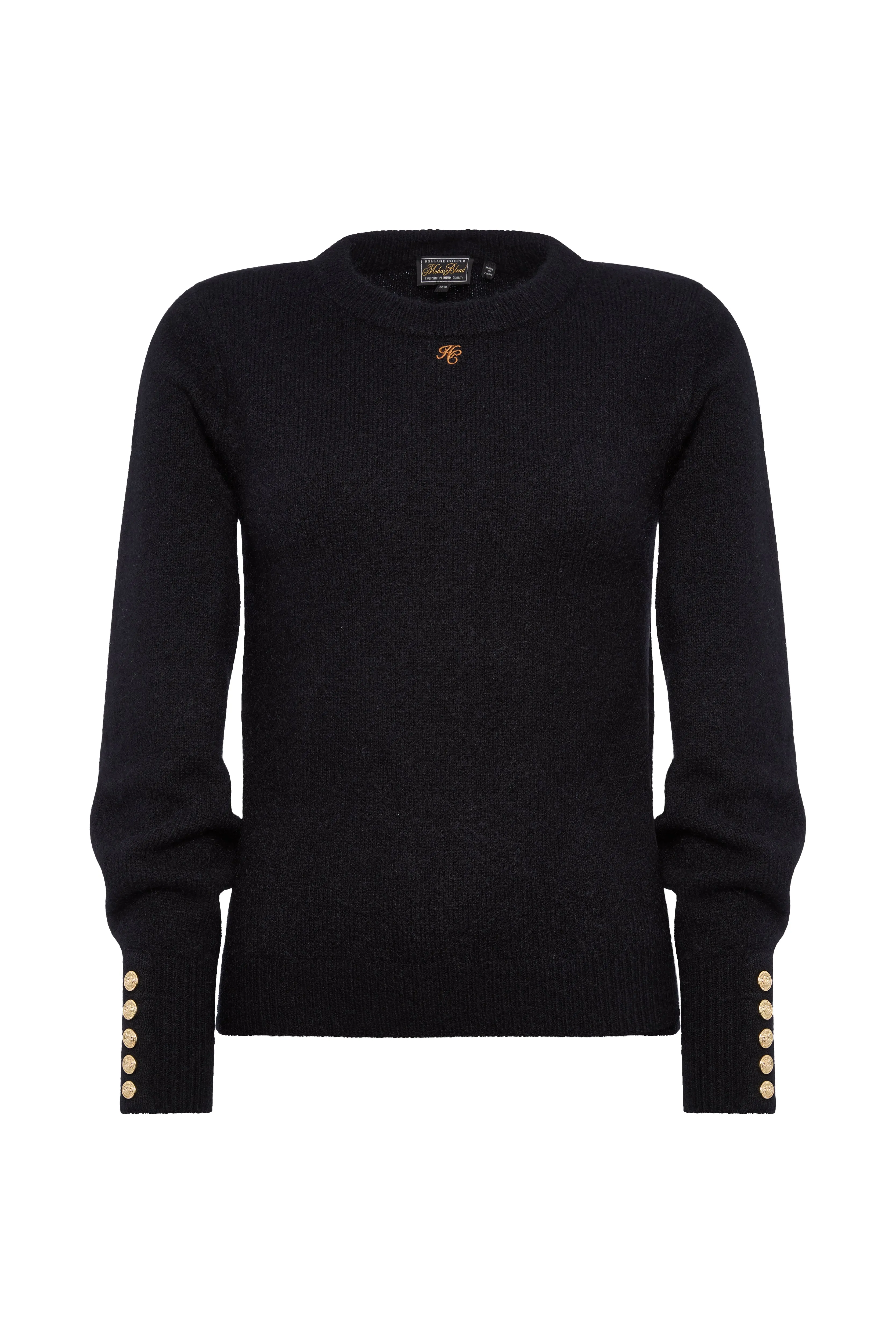 Isla Crew Neck Knit (Black) sold by Holland Cooper product image thumbnail 4