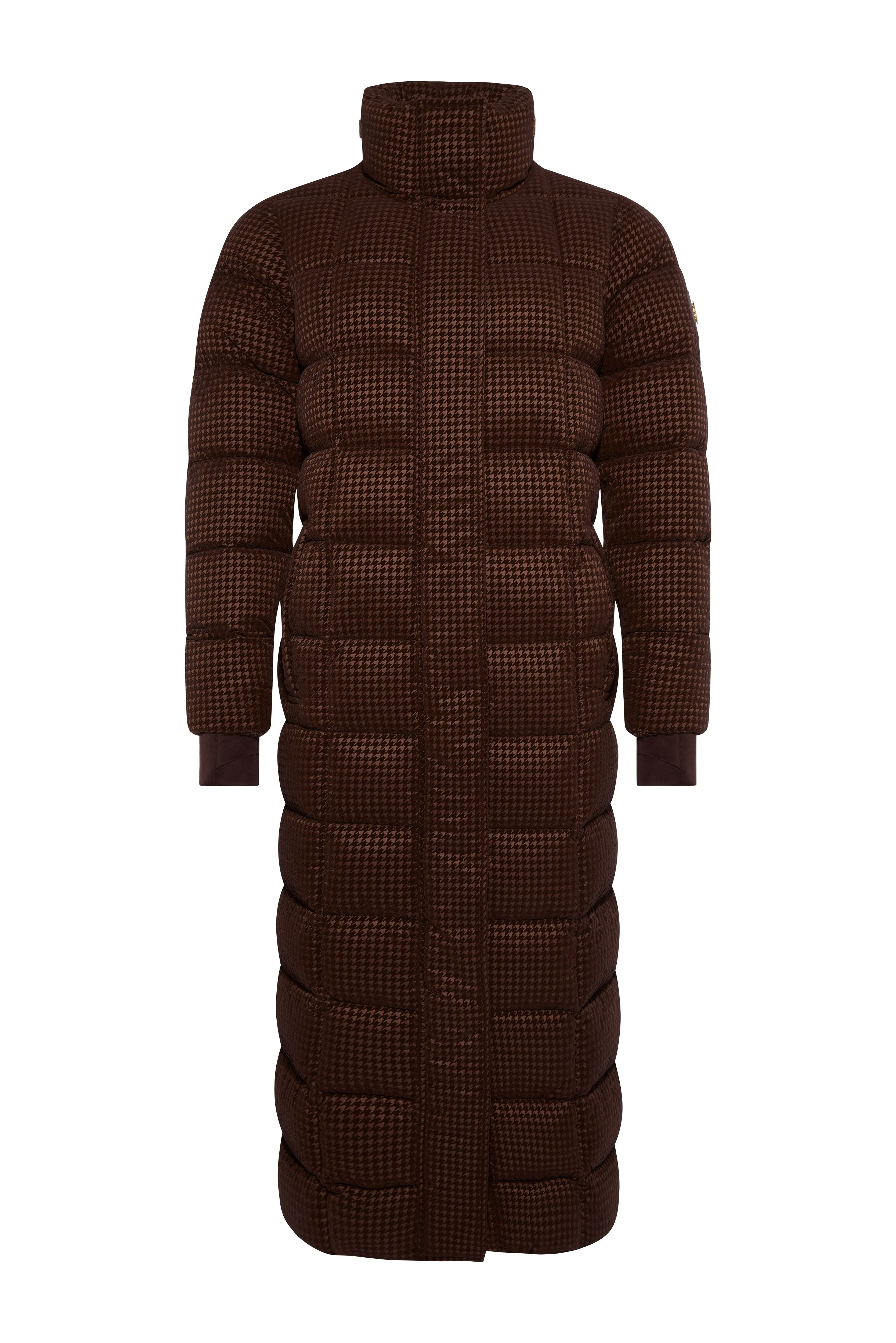 Crawford Longline Coat (Cocoa Mini Flock) sold by Holland Cooper product image thumbnail 4