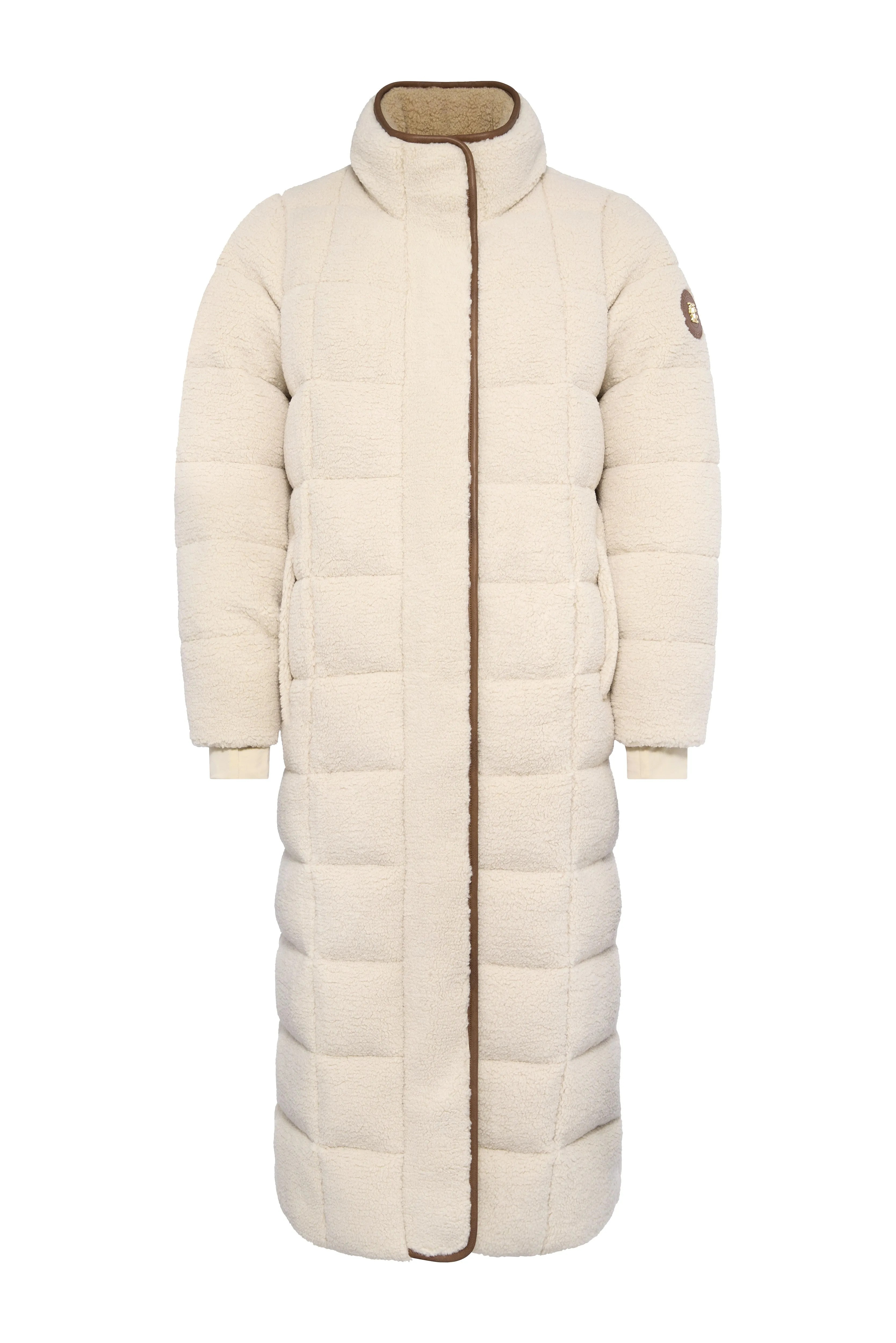 Crawford Longline Coat (Natural Borg) sold by Holland Cooper product image thumbnail 5