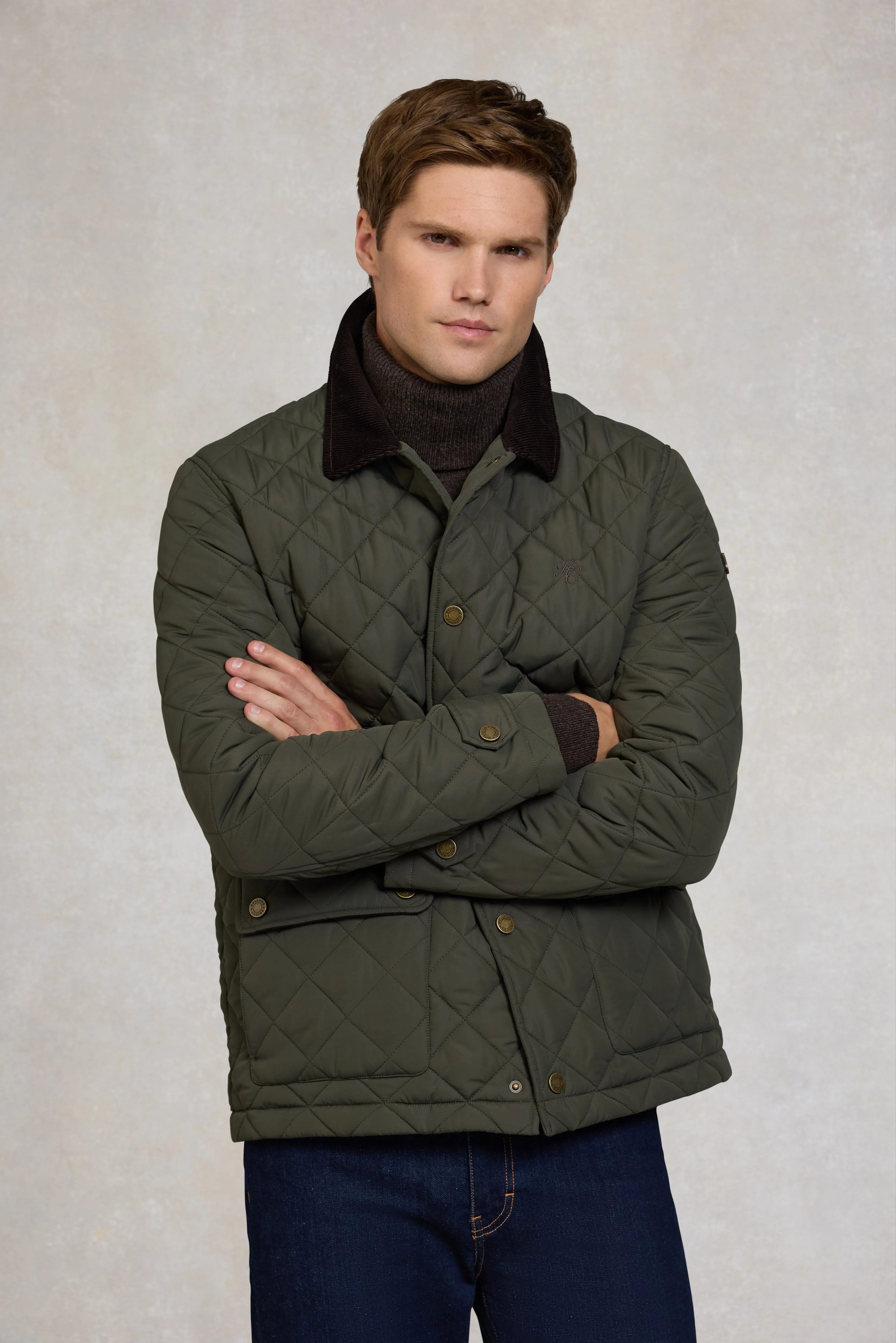 Men's Quilted Liner Jacket (Army Khaki) sold by Holland Cooper product image thumbnail 2