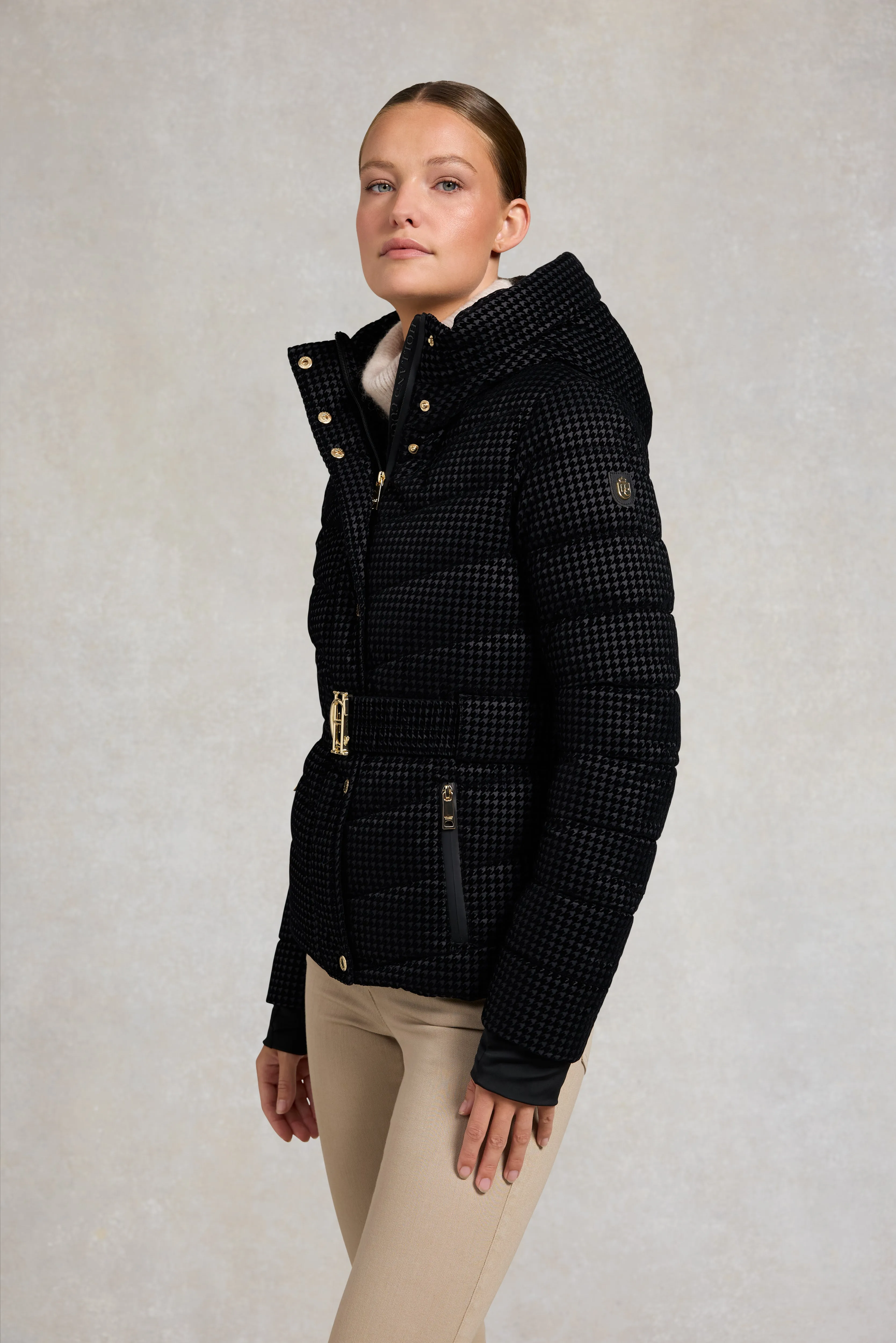 Arosa Jacket (Black Mini Flock) sold by Holland Cooper product image thumbnail 3