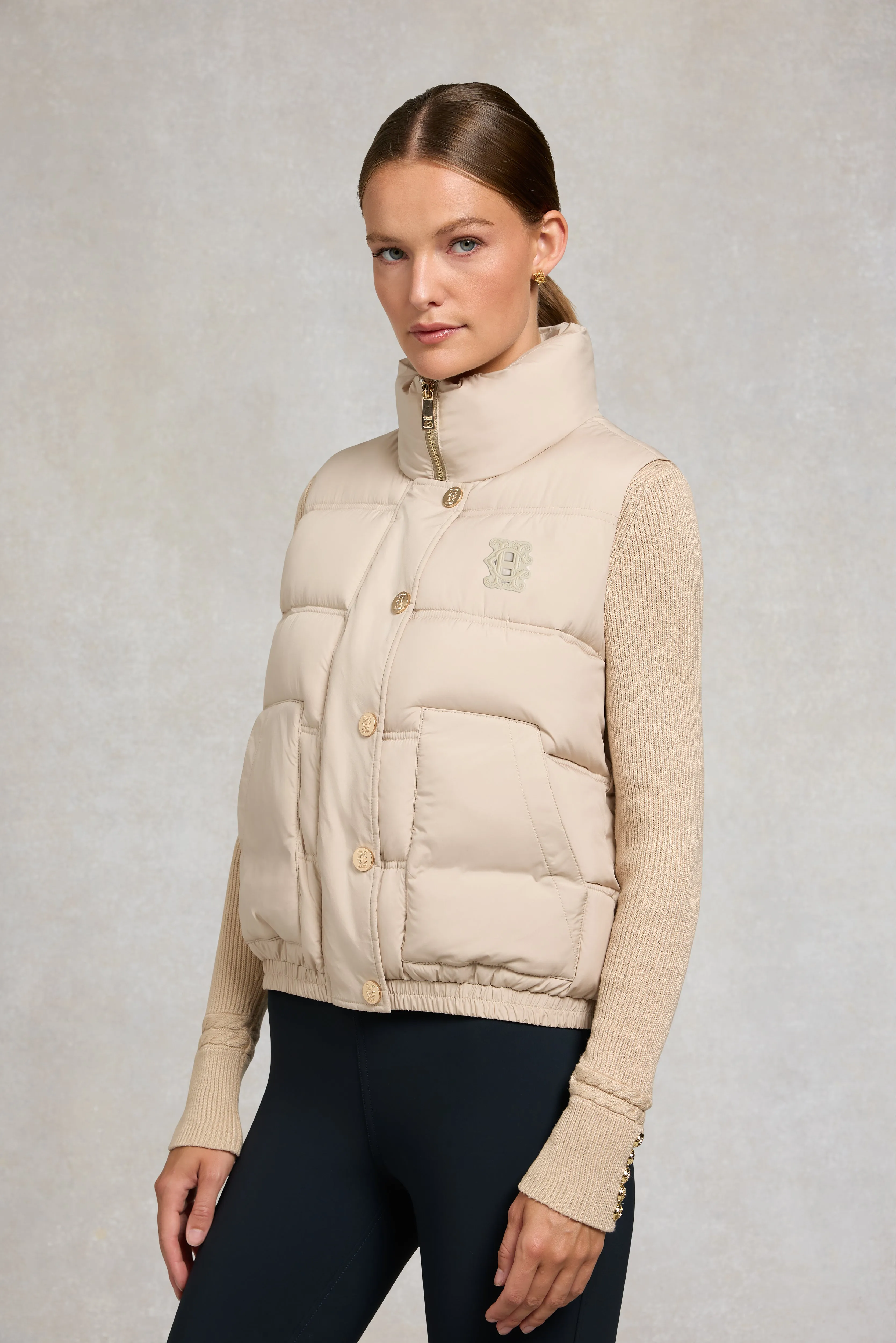 Milton Padded Gilet (Putty) sold by Holland Cooper product image thumbnail 2