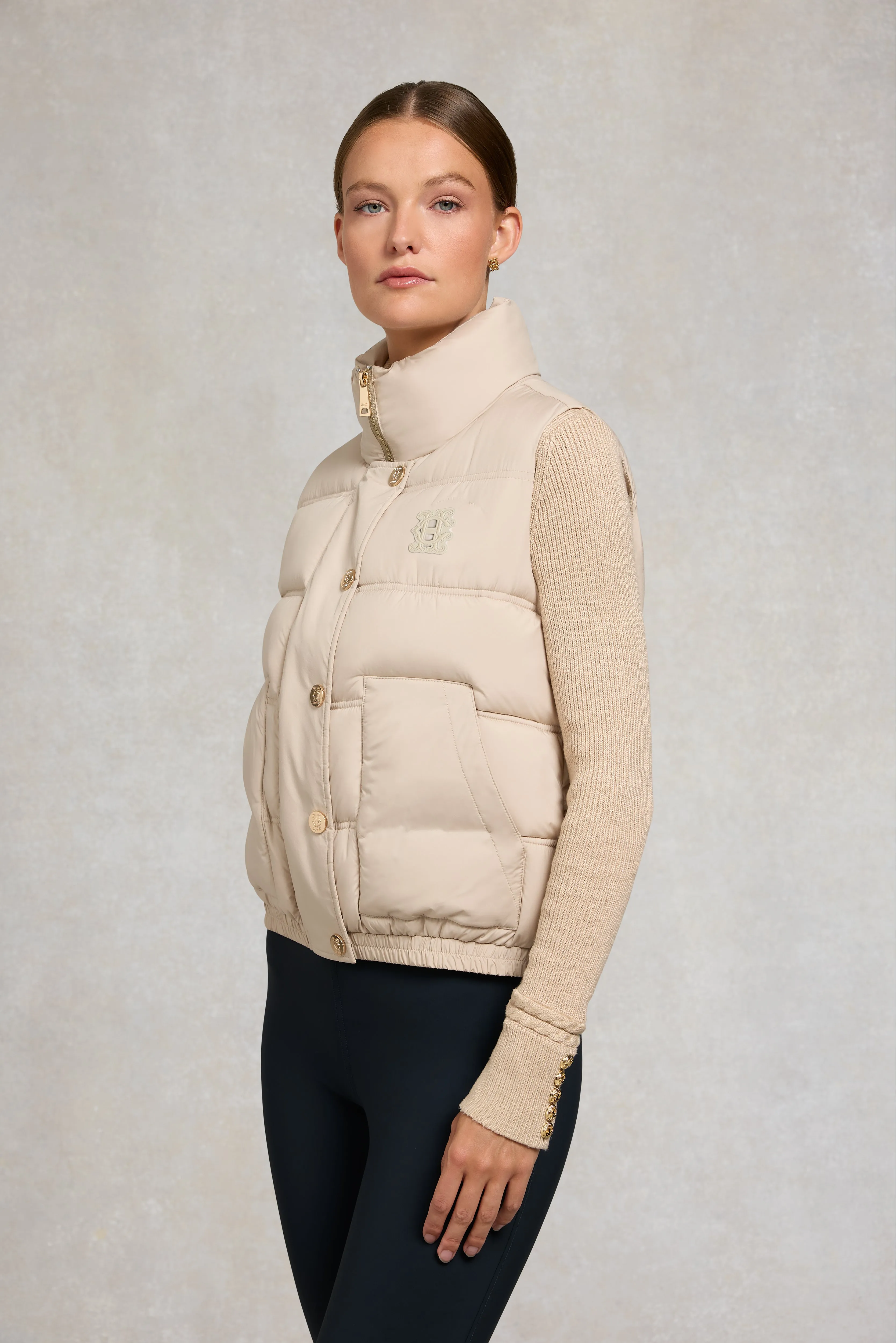 Milton Padded Gilet (Putty) sold by Holland Cooper product image thumbnail 5