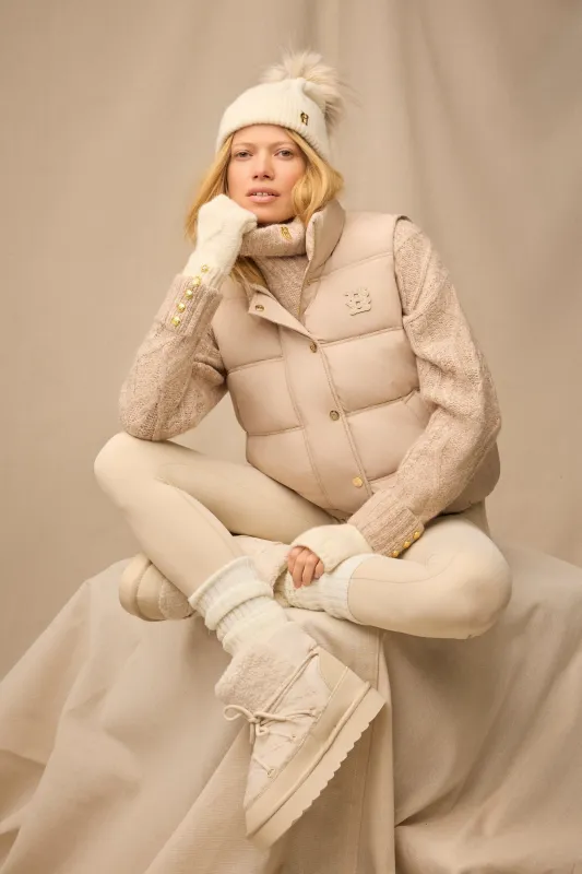 Milton Padded Gilet (Putty) sold by Holland Cooper