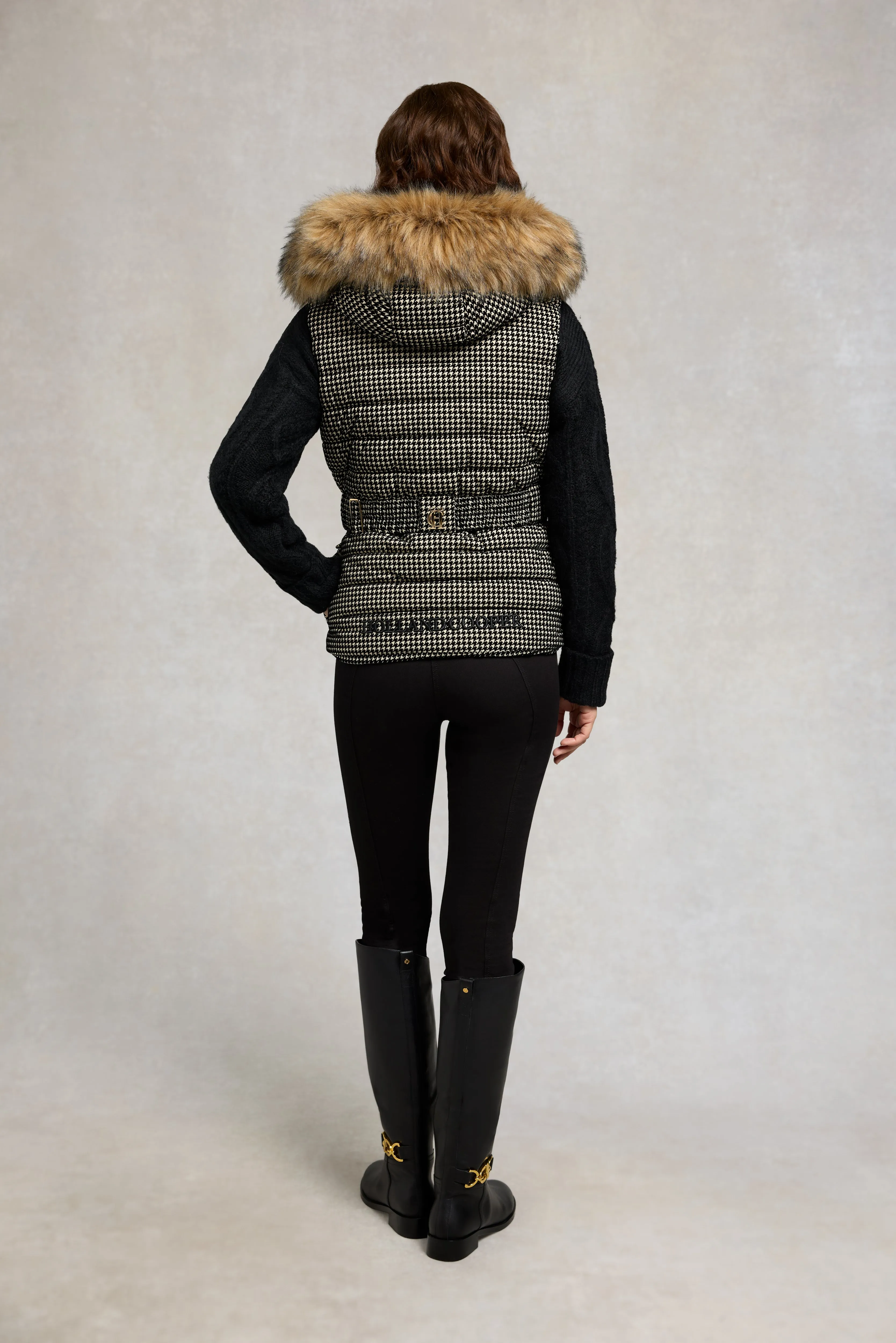 Moritz Gilet (Ecru Mini Flock) sold by Holland Cooper product image thumbnail 4