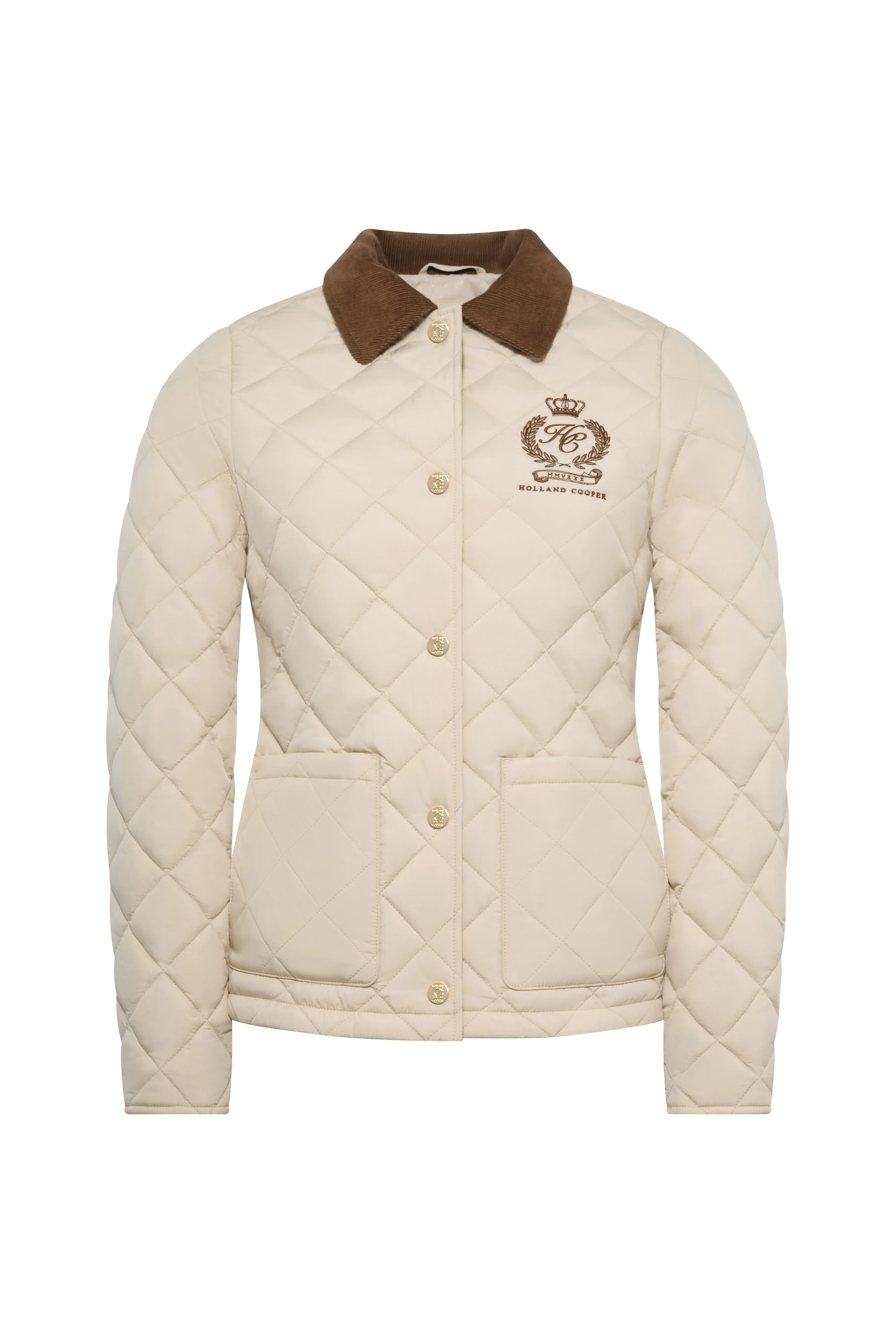 Hastings Quilted Jacket (Barley) sold by Holland Cooper product image thumbnail 4