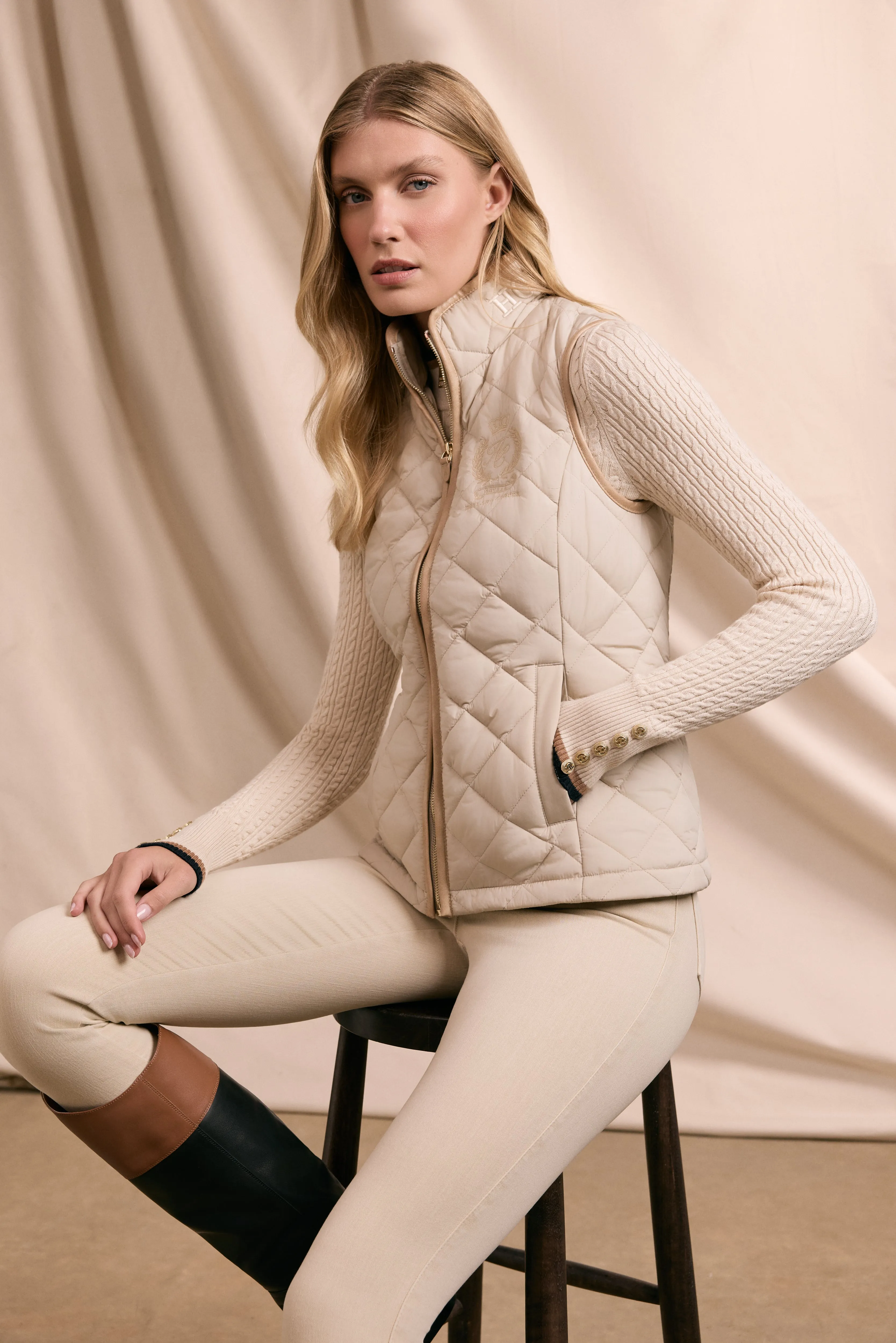 Lightweight Country Gilet (Barley) sold by Holland Cooper