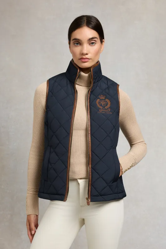 Lightweight Country Gilet (Ink Navy) sold by Holland Cooper