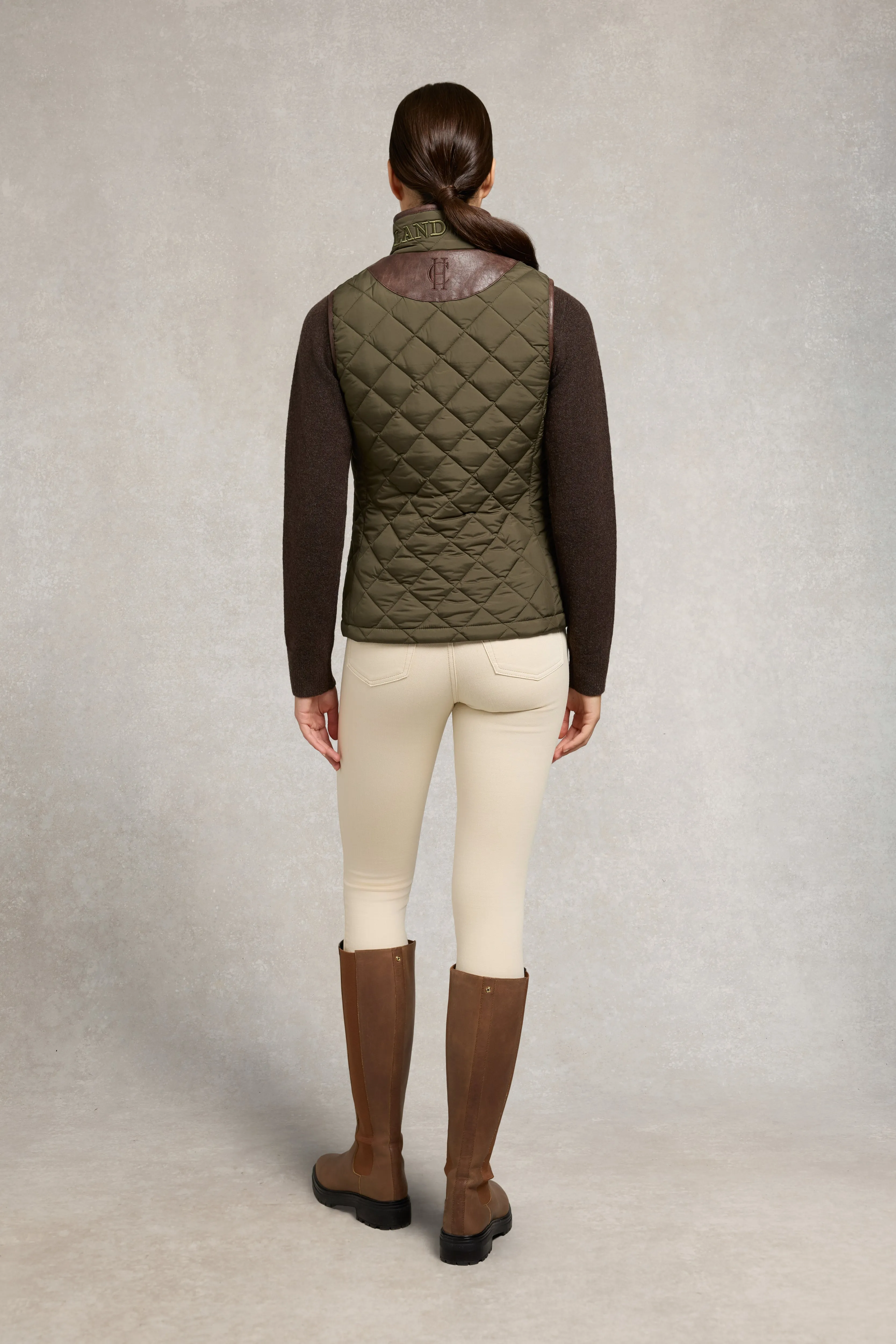 Lightweight Country Gilet (Khaki) sold by Holland Cooper product image thumbnail 4