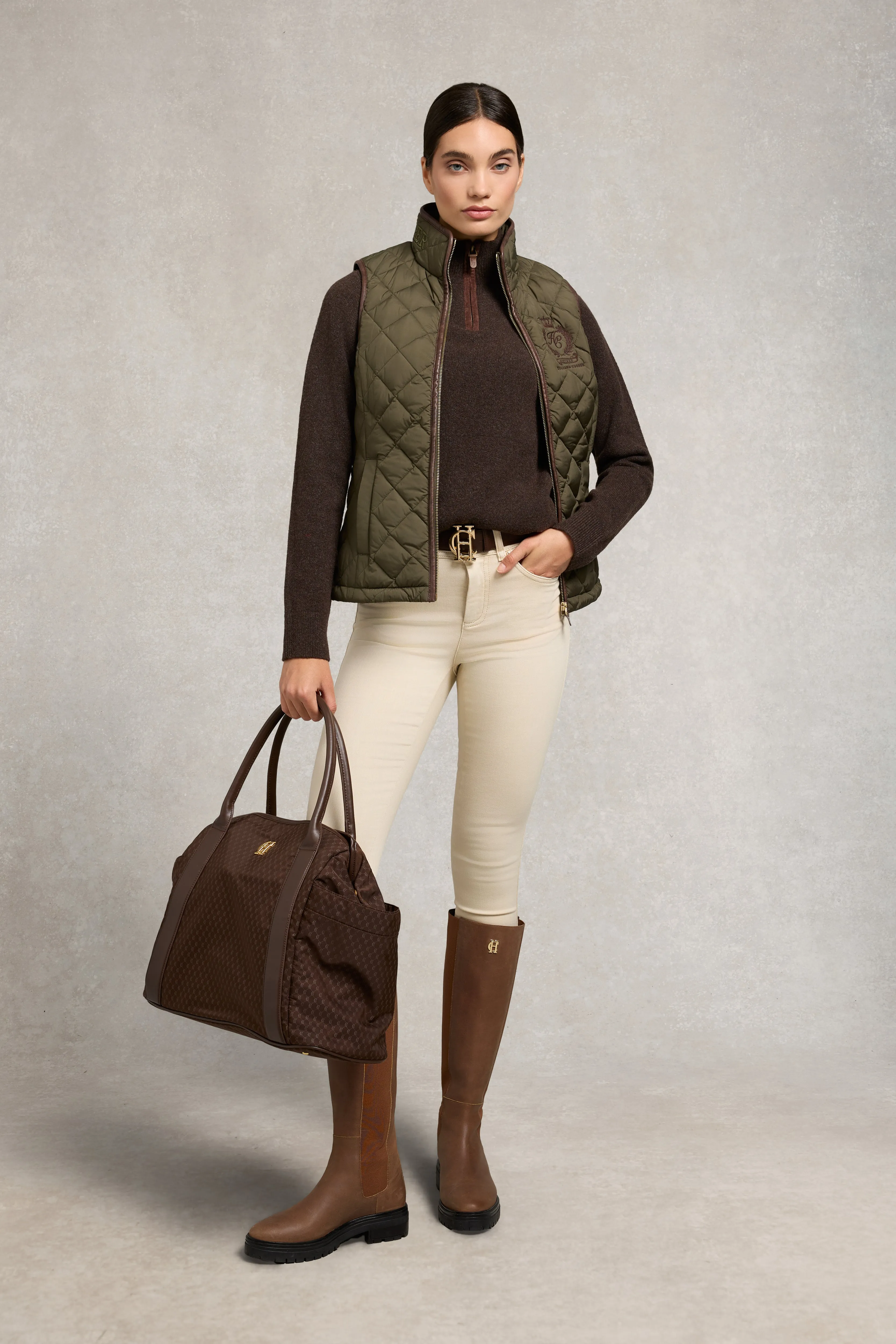 Lightweight Country Gilet (Khaki) sold by Holland Cooper product image thumbnail 3
