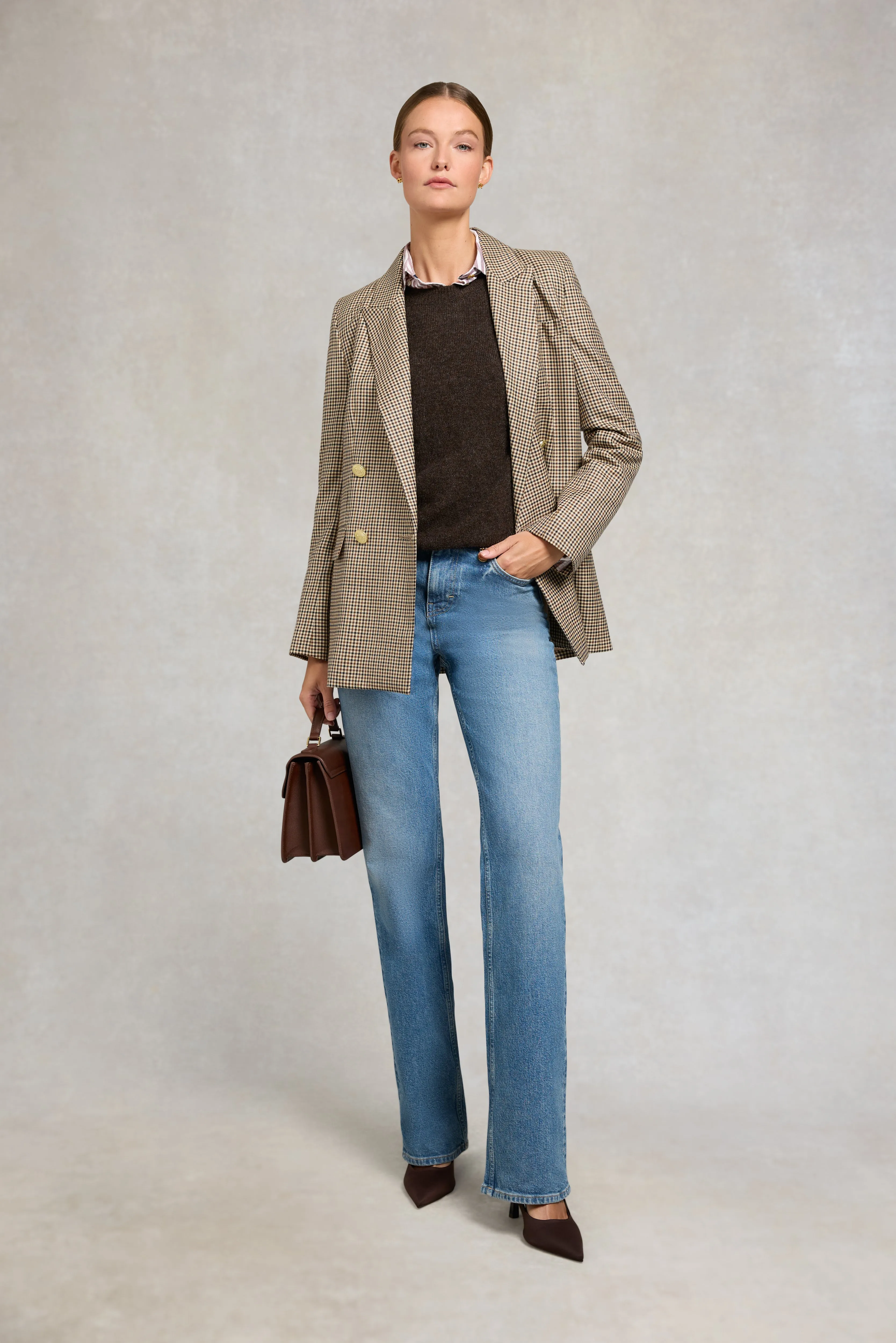 Oxford Shirt (Burgundy Stripe) sold by Holland Cooper product image thumbnail 5