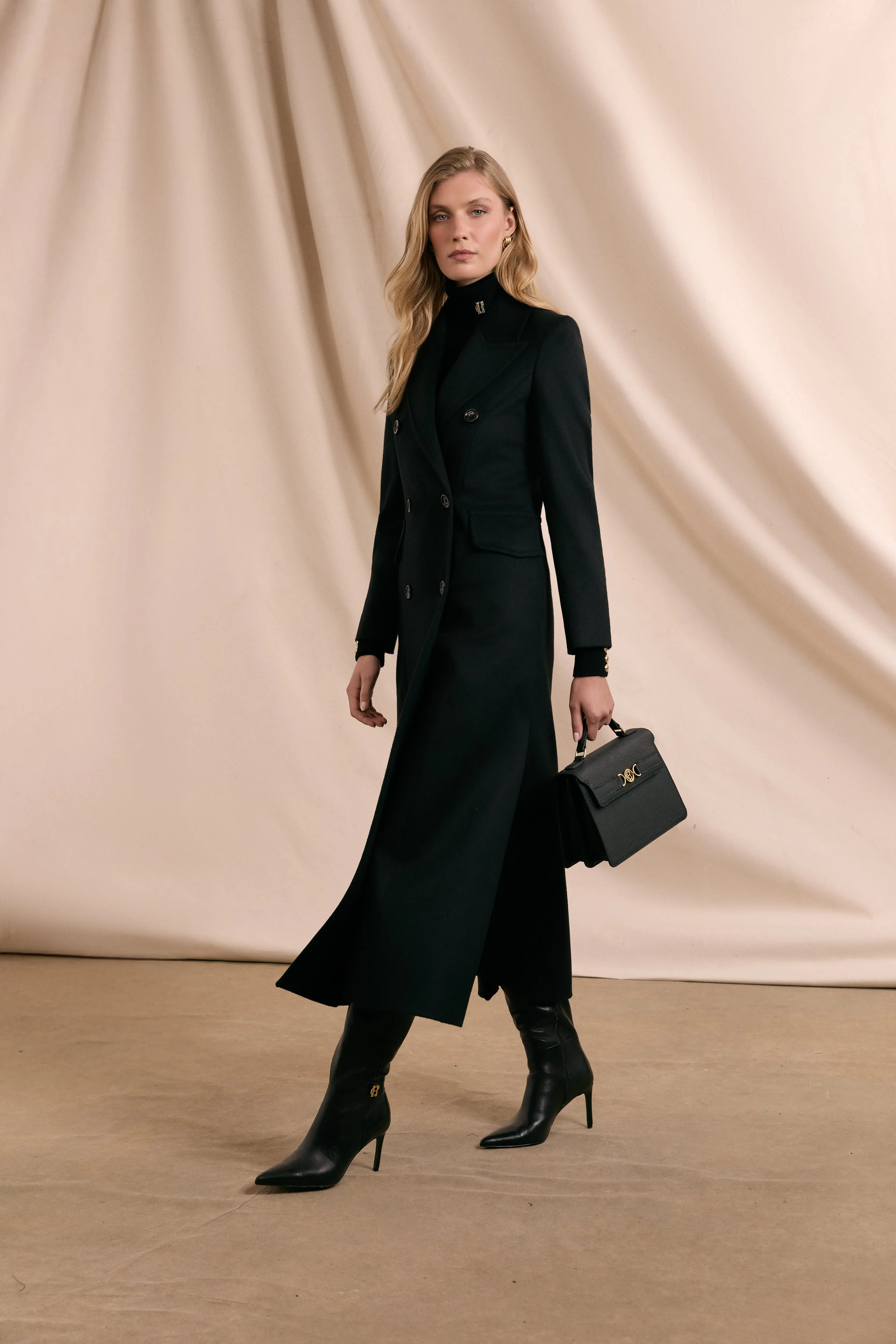 The Trinity Coat (Soft Black) sold by Holland Cooper product image thumbnail 3