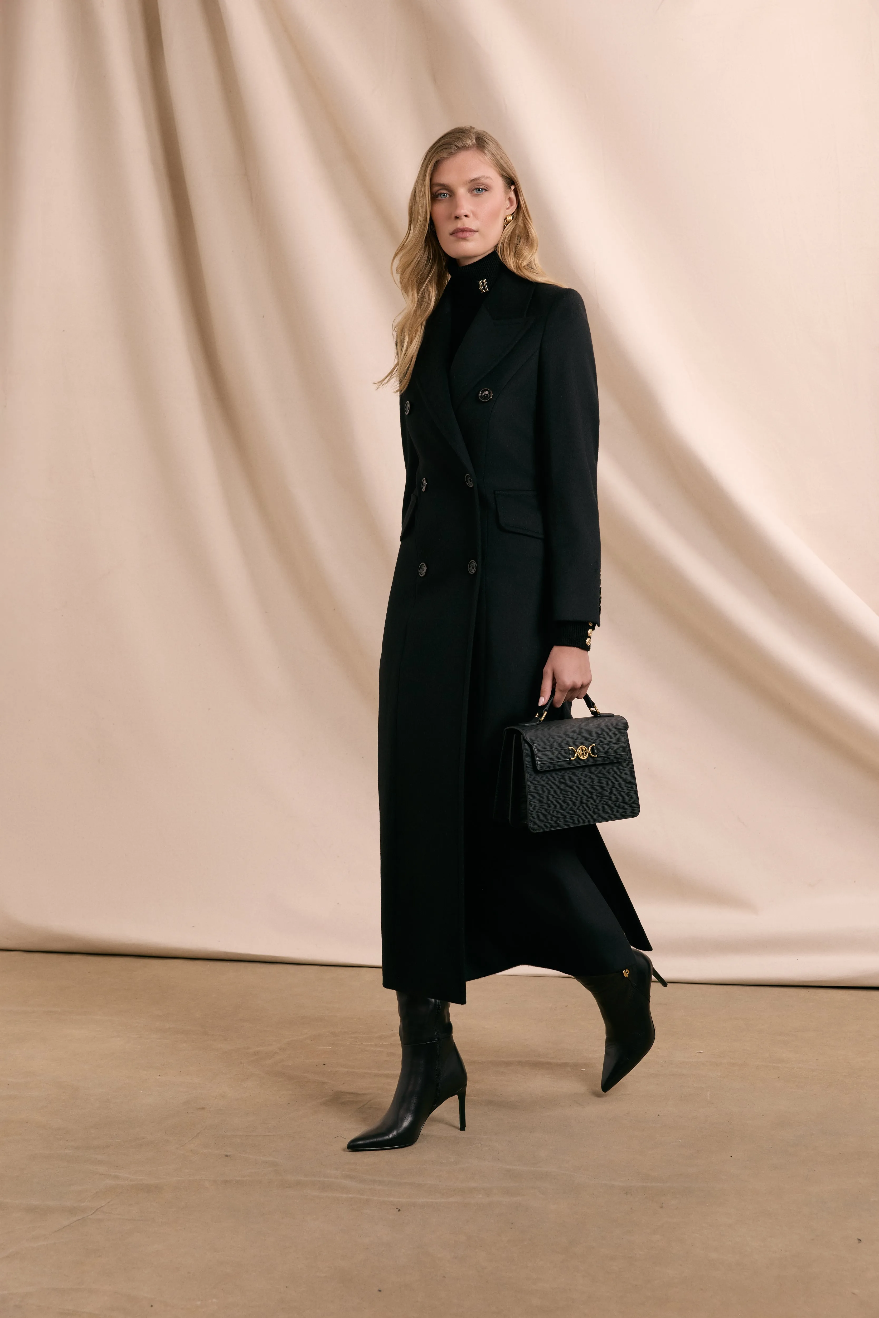 The Trinity Coat (Soft Black) sold by Holland Cooper product image thumbnail 2