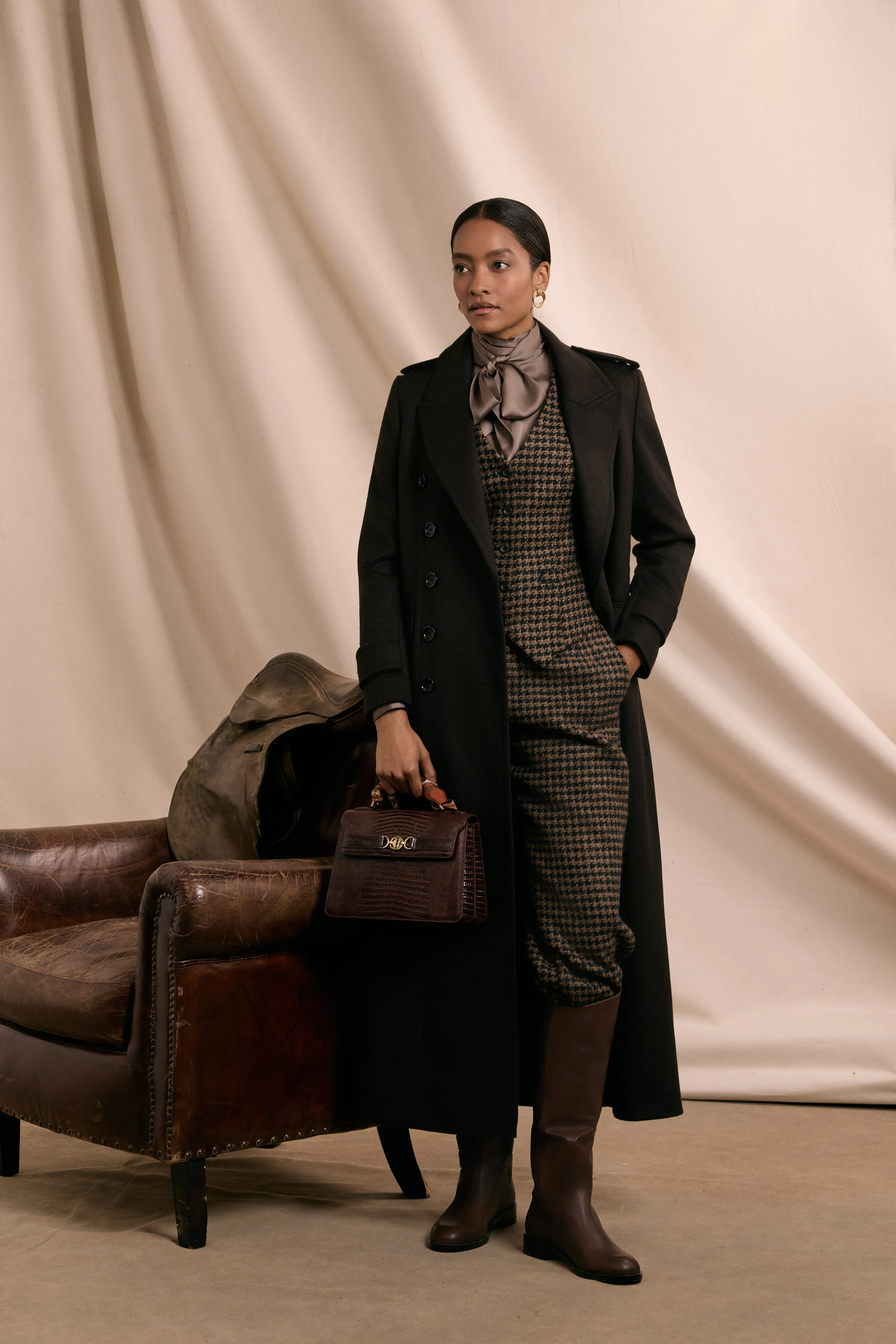 The Great Coat (Chocolate) sold by Holland Cooper product image thumbnail 3