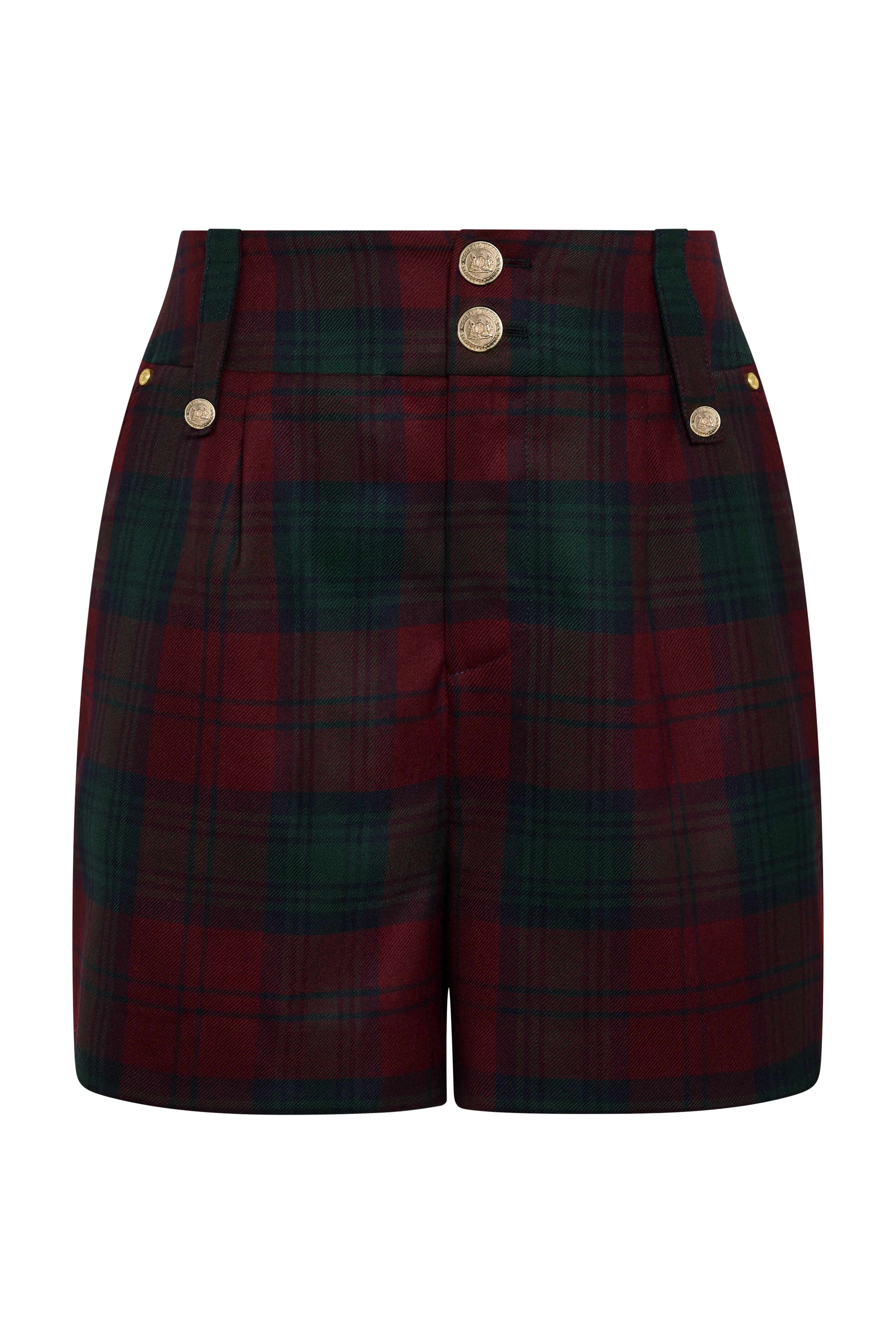 Luxe Tailored Short (Mulberry Tartan) sold by Holland Cooper product image thumbnail 4