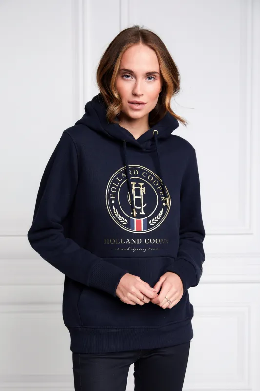 HC Heritage Hoodie (Ink Navy) made by Holland Cooper